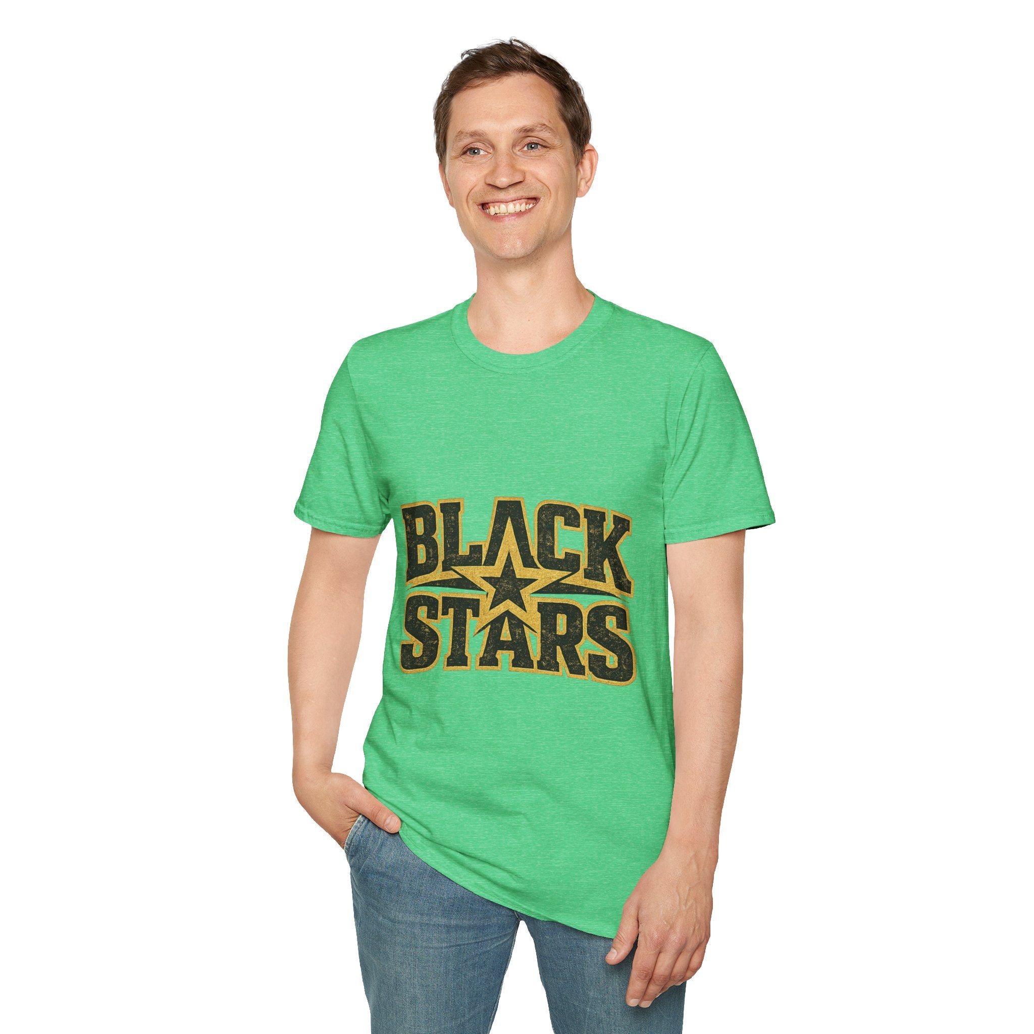 Ghana Black Stars T-Shirt — Bold Vintage Star Logo Tee