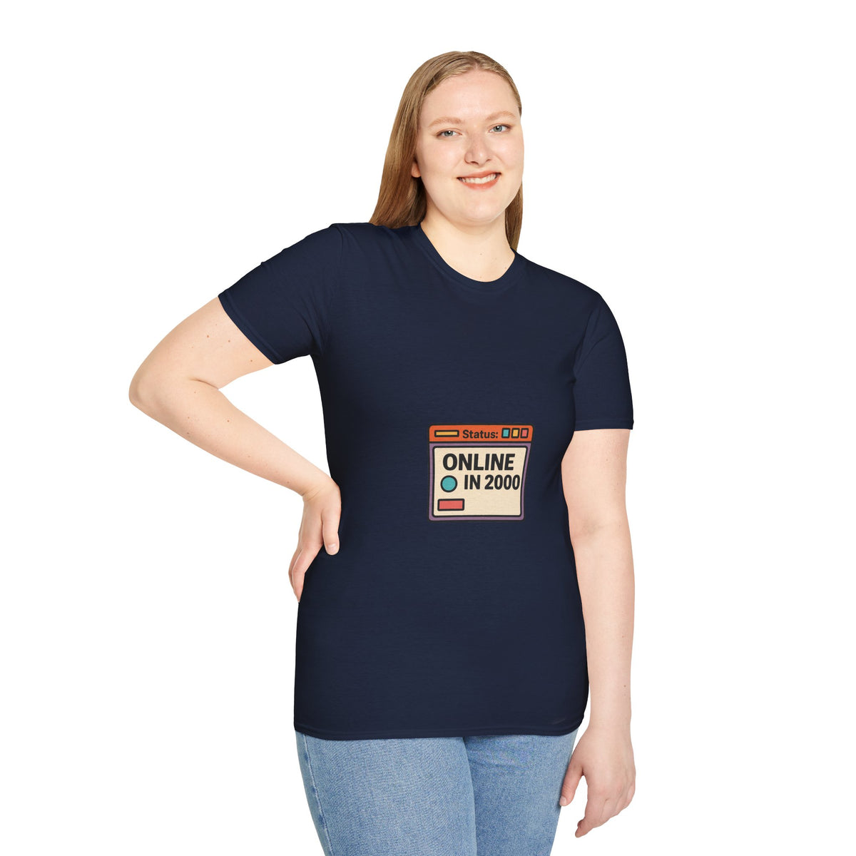Online in 2000 Y2K Retro T-Shirt - Trending Now - October 2026