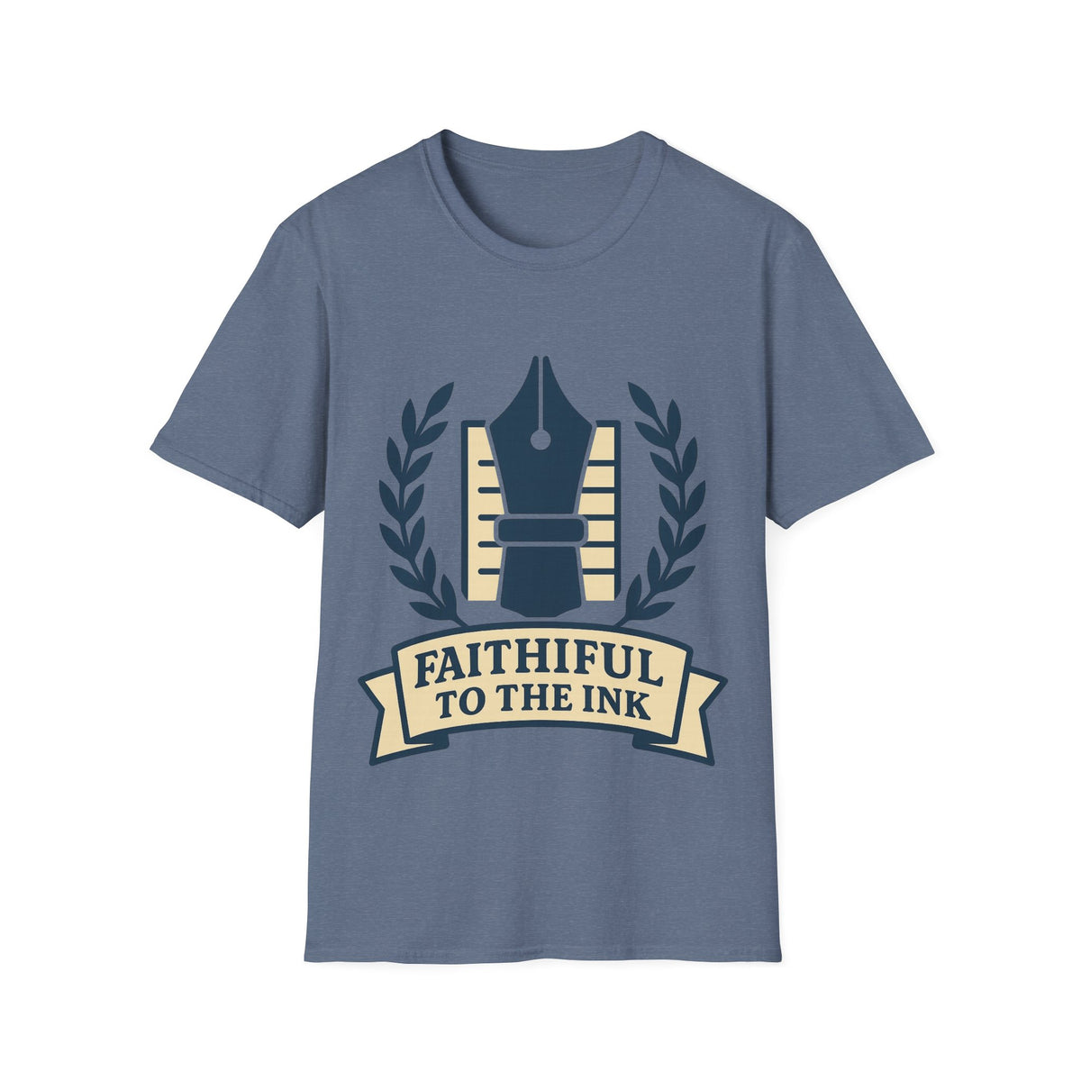 "Faithful To The Ink" Vintage Fountain Pen Tee | Retro Author Writer T-Shirt - Trending Now - September 2026