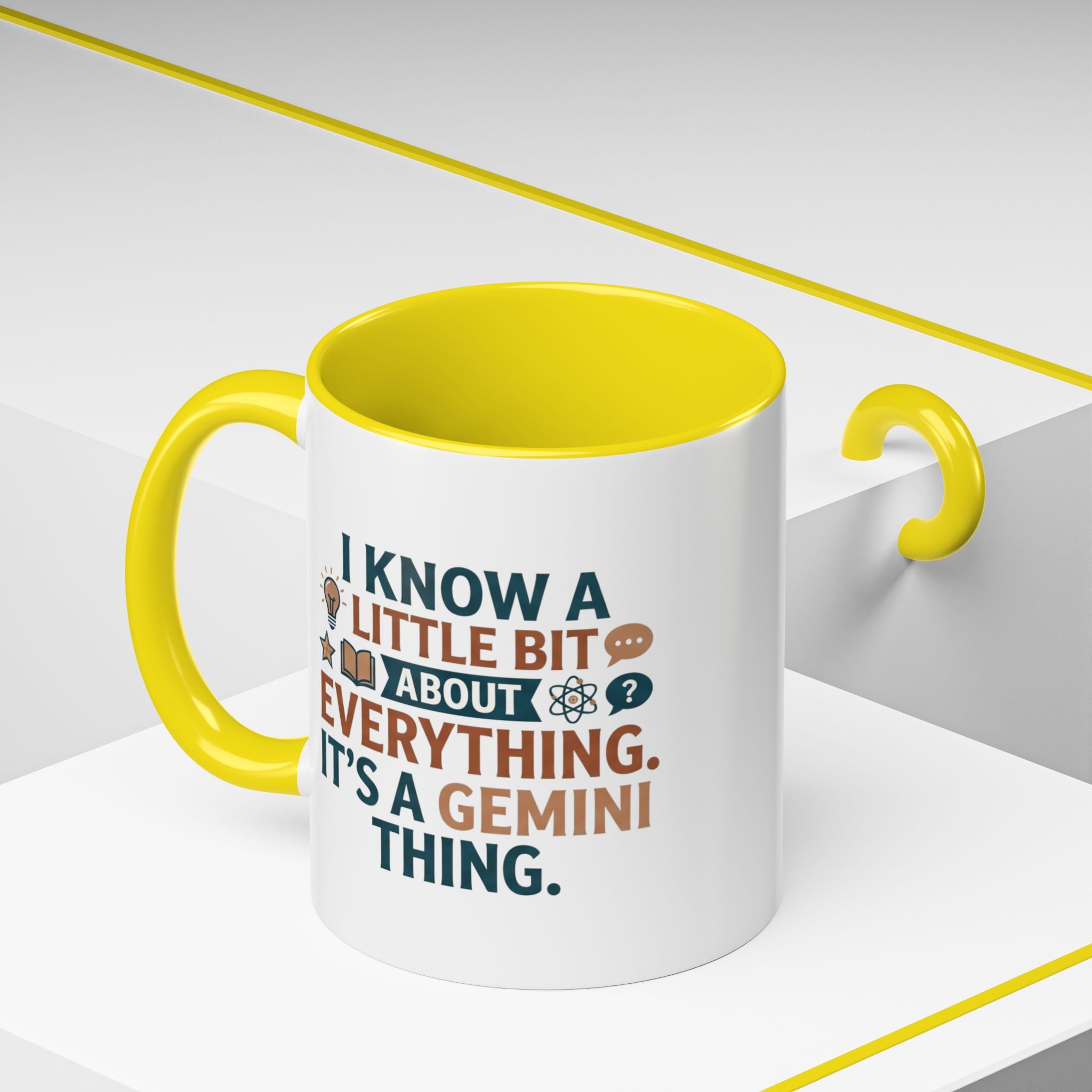 Gemini Zodiac Coffee Mug — "I Know a Little Bit About Everything, It's a Gemini Thing"