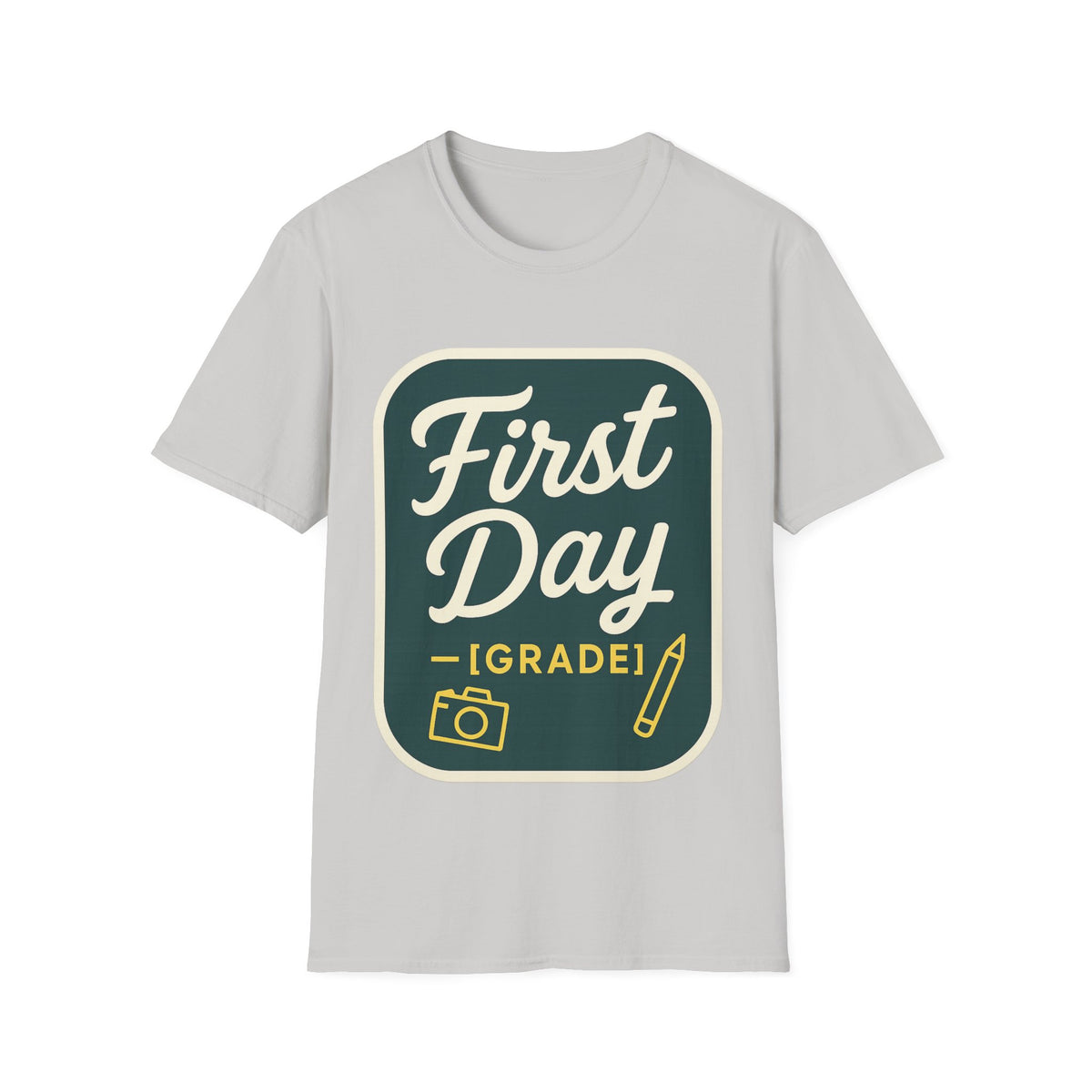 First Day T-Shirt — Retro "First Day (Grade 1)" Back-to-School Tee - Trending Now - August 2026