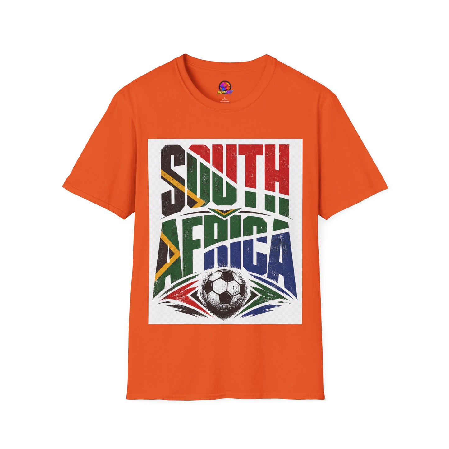 South Africa Soccer T-Shirt — Vintage Flag Football Fan Tee