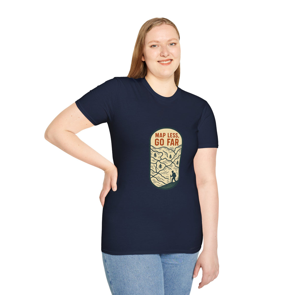 Map Less Go Far T‑Shirt — Vintage Adventure Travel Tee - Trending Now - August 2026