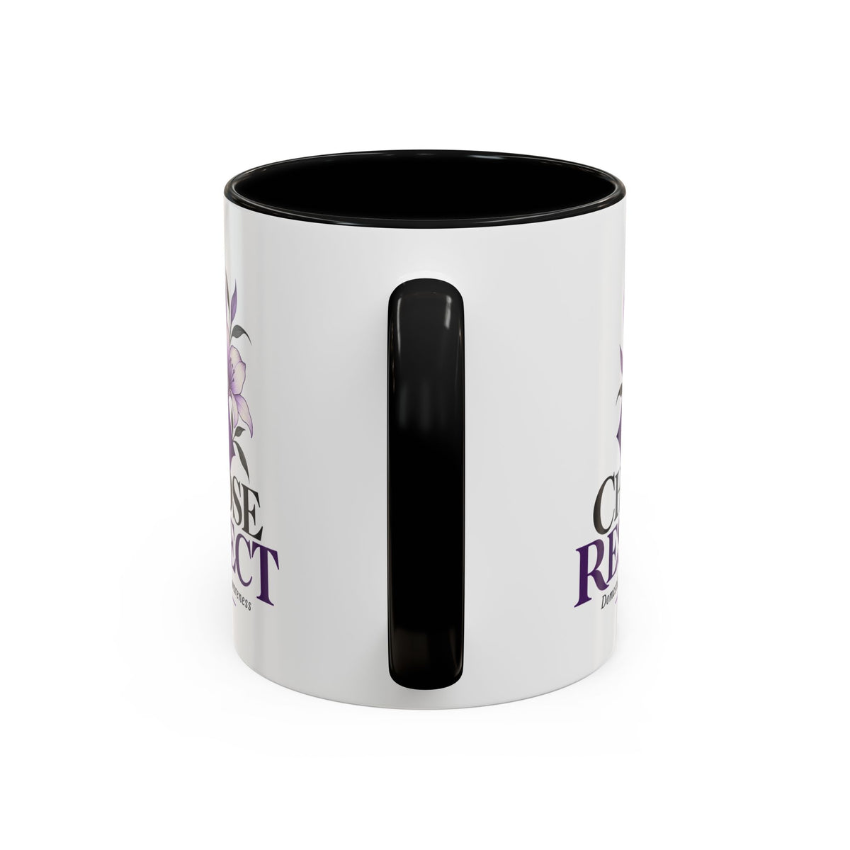 Choose Respect - Domestic Violence Awareness Coffee Mug (Accent, 11/15oz)