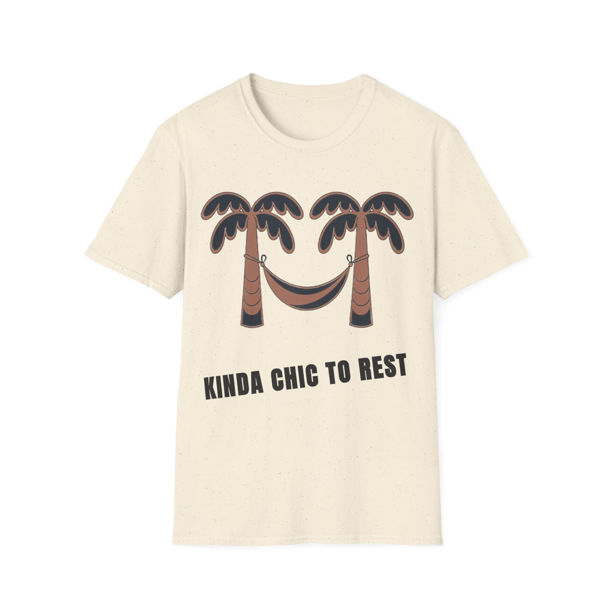 Palm Trees & Hammock T-Shirt — "Kinda Chic to Rest" Tropical Relaxed Tee - Trending Now - September 2026