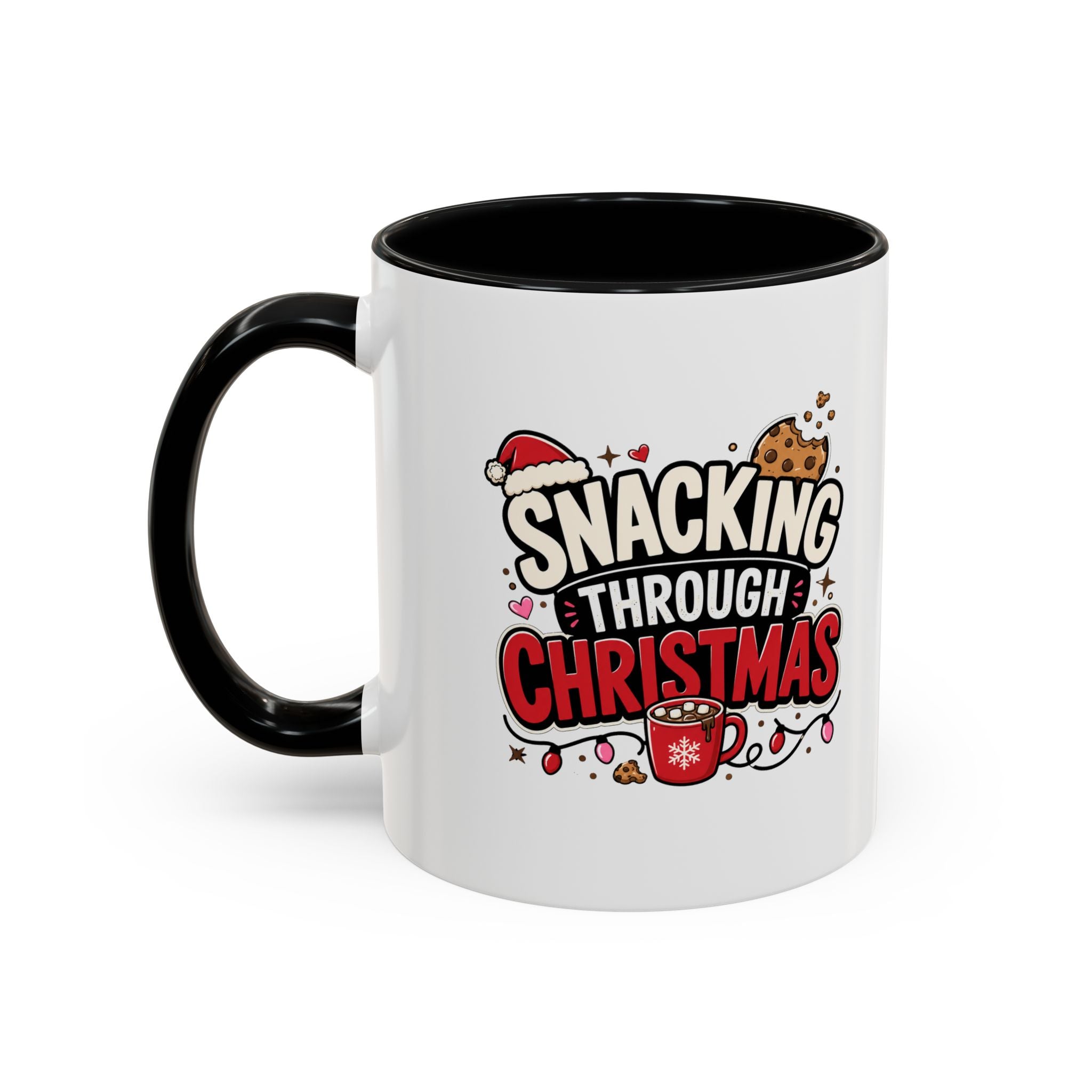 Modern Day Christmas Snacking Through Christmas Coffee Mug