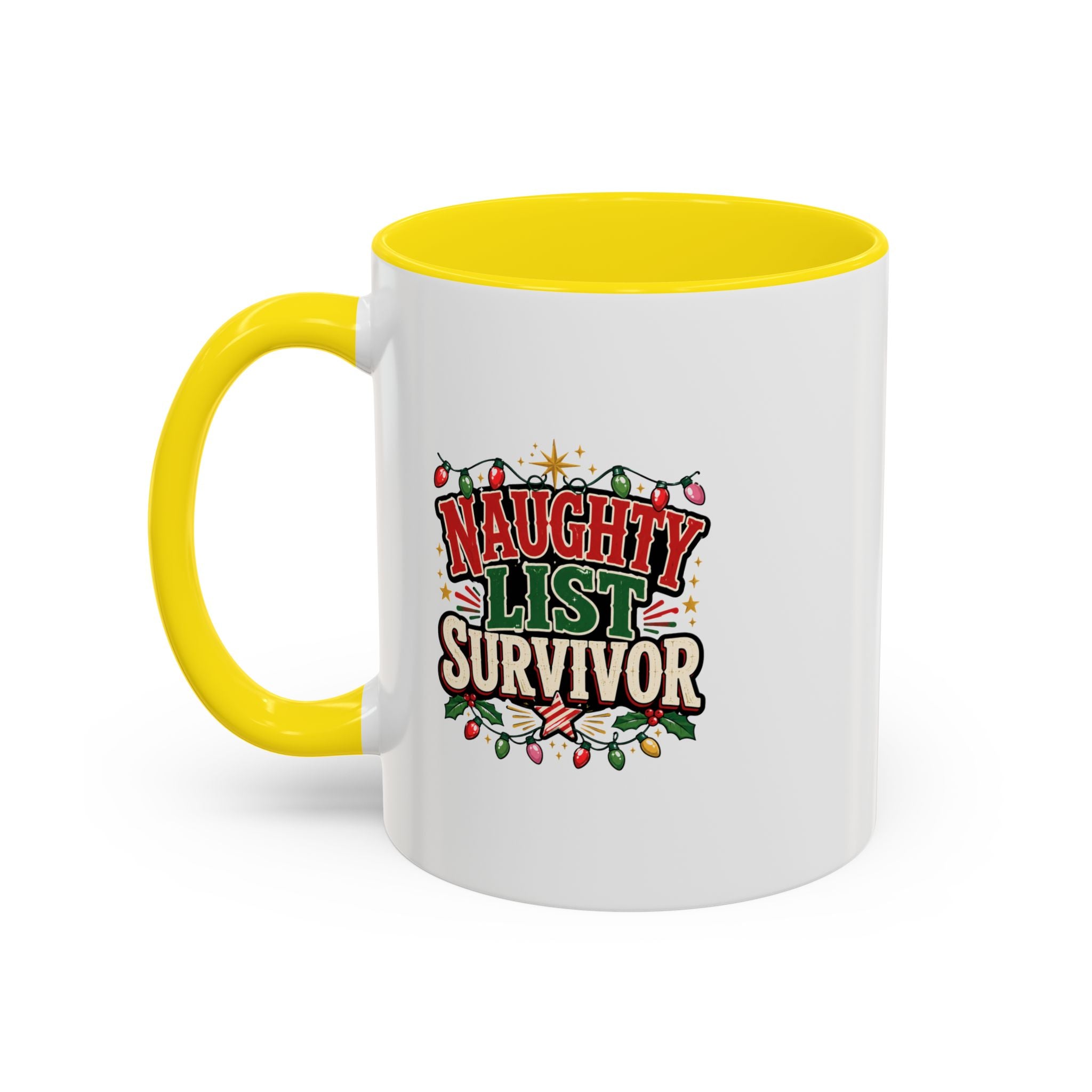 Accent Coffee Mug Naughty List Survivor