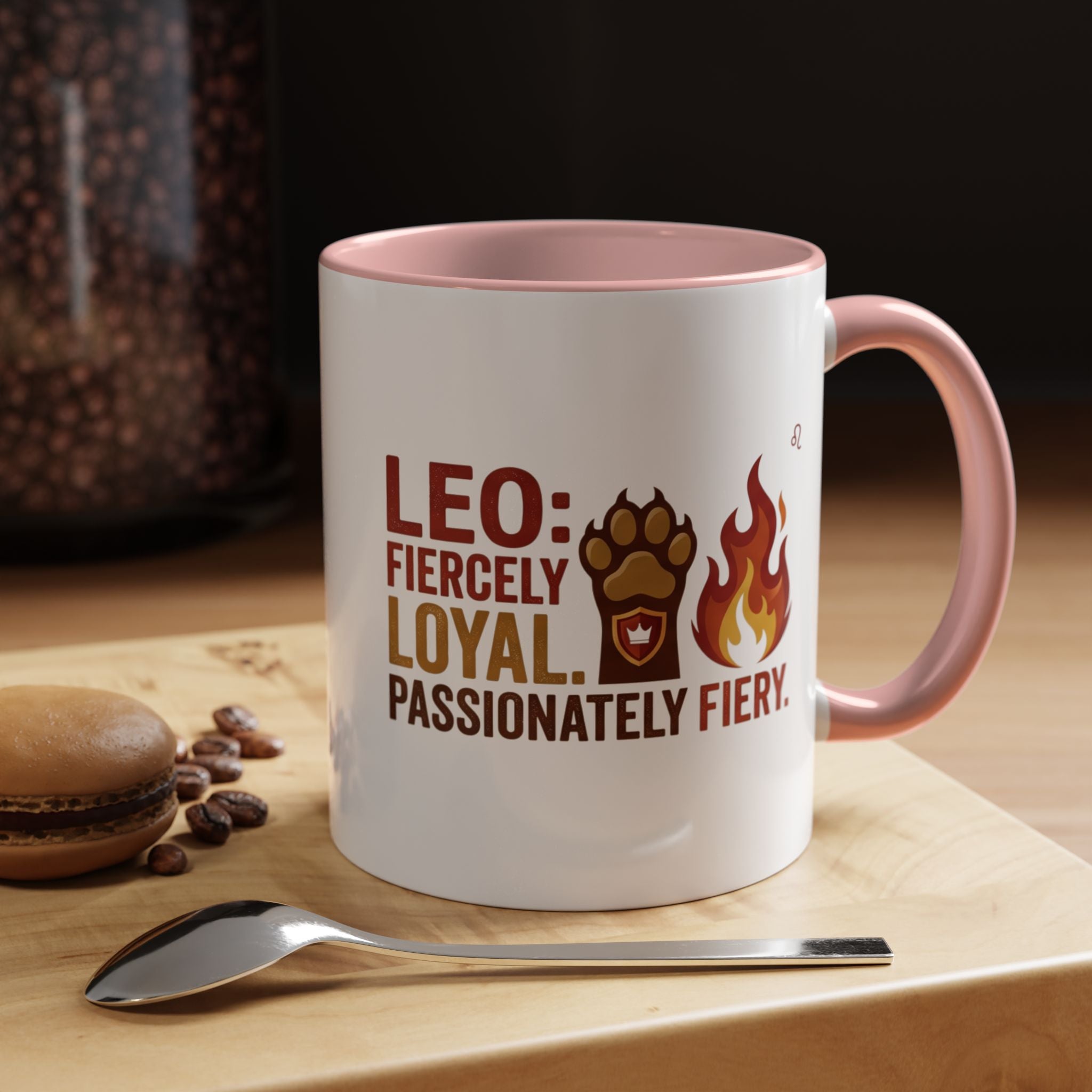 Leo Zodiac Coffee Mug – Fiercely Loyal, Passionately Fiery Accent Mug