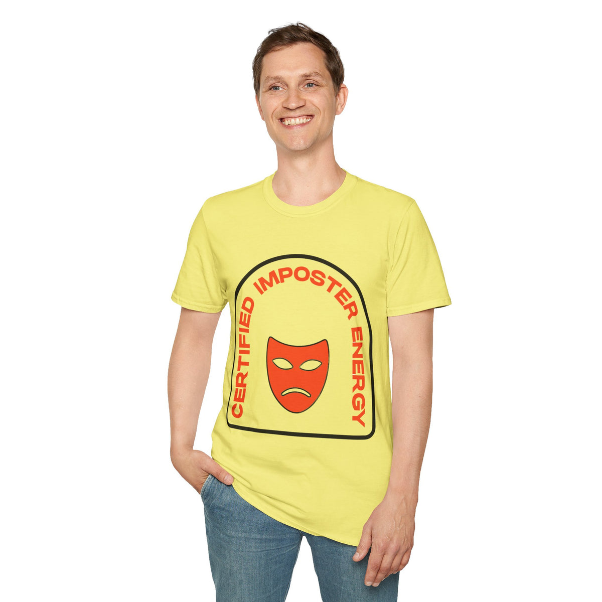 Certified Imposter Energy T-Shirt — Funny Sarcastic Graphic Tee - Trending Now - August 2026