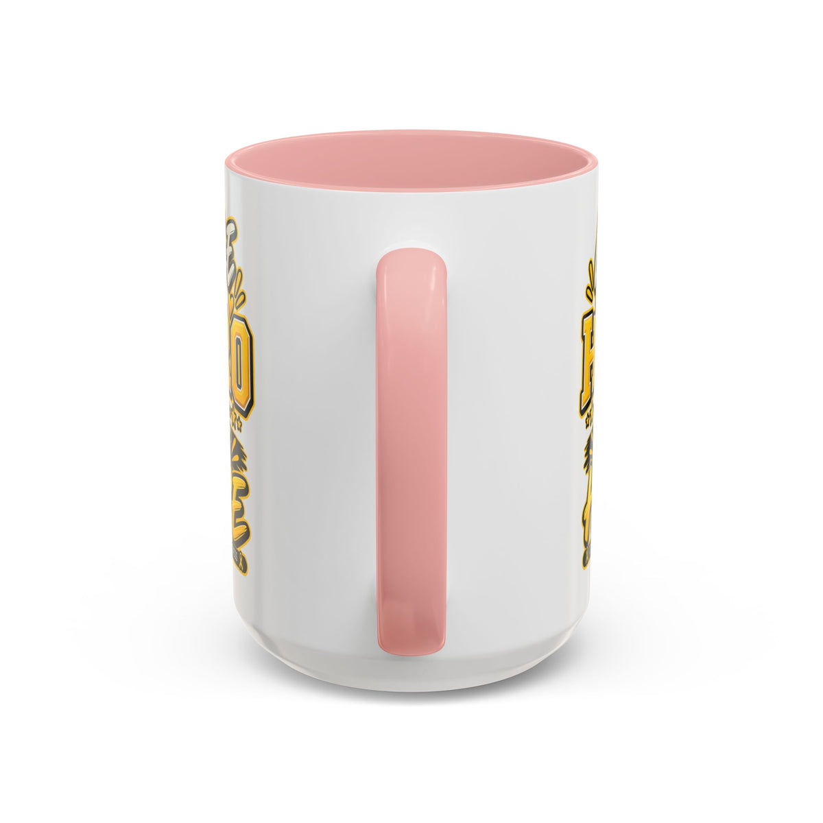 Little Hero Big Hope Coffee Mug — Childhood Cancer Awareness Accent Mug (11/15 oz)