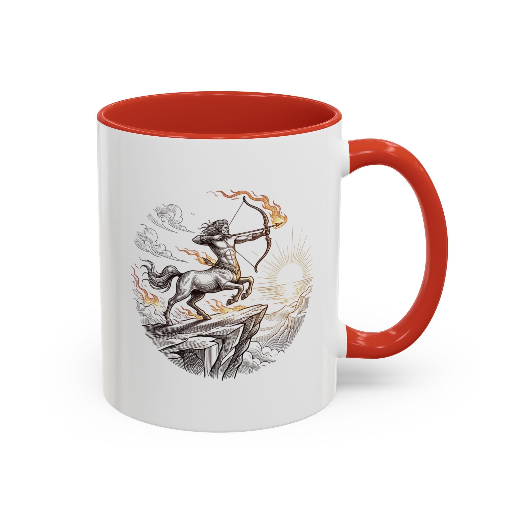 Centaur Archer Coffee Mug — Mythic Sagittarius Design Accent Mug