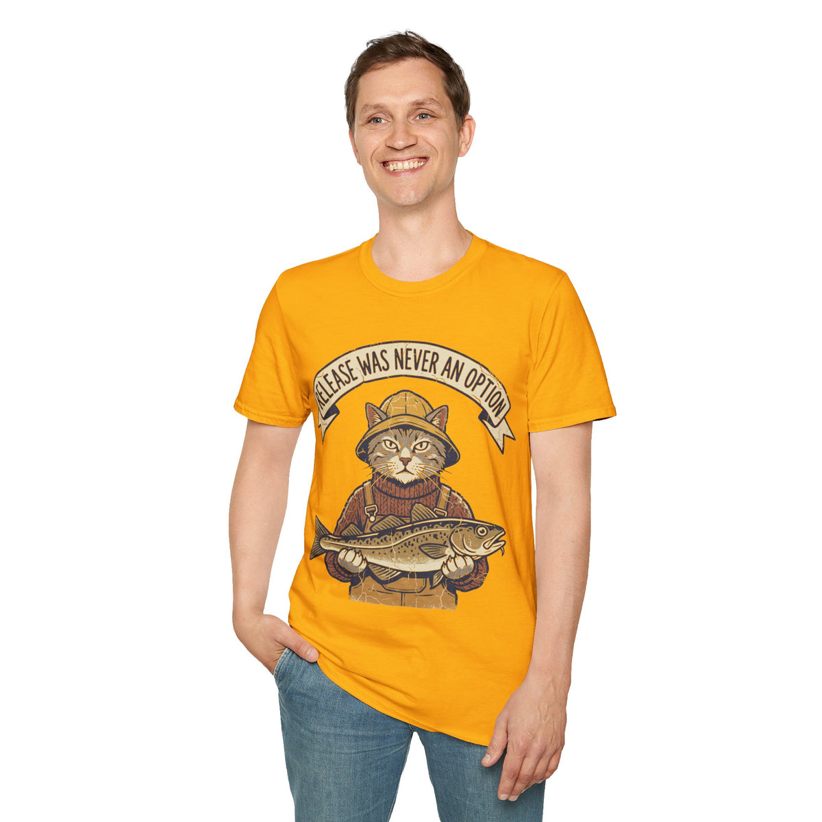 T-Shirt — “Please Was Never An Option” Cat Fisher Graphic Tee - Trending Now - September 2026
