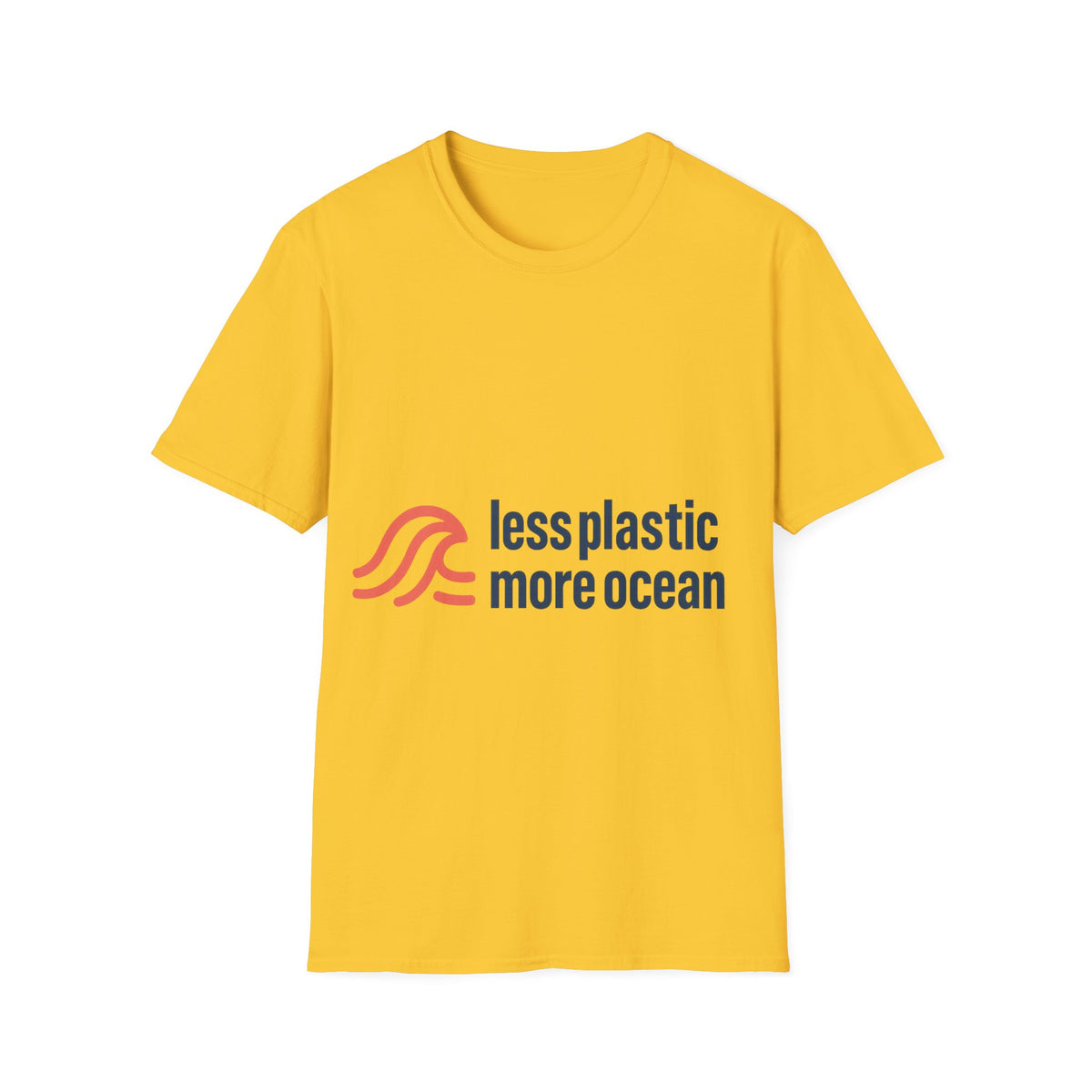 Minimal Wave Logo T‑Shirt — Subtle Red & Blue Surf Graphic- Trending Now - September 2026