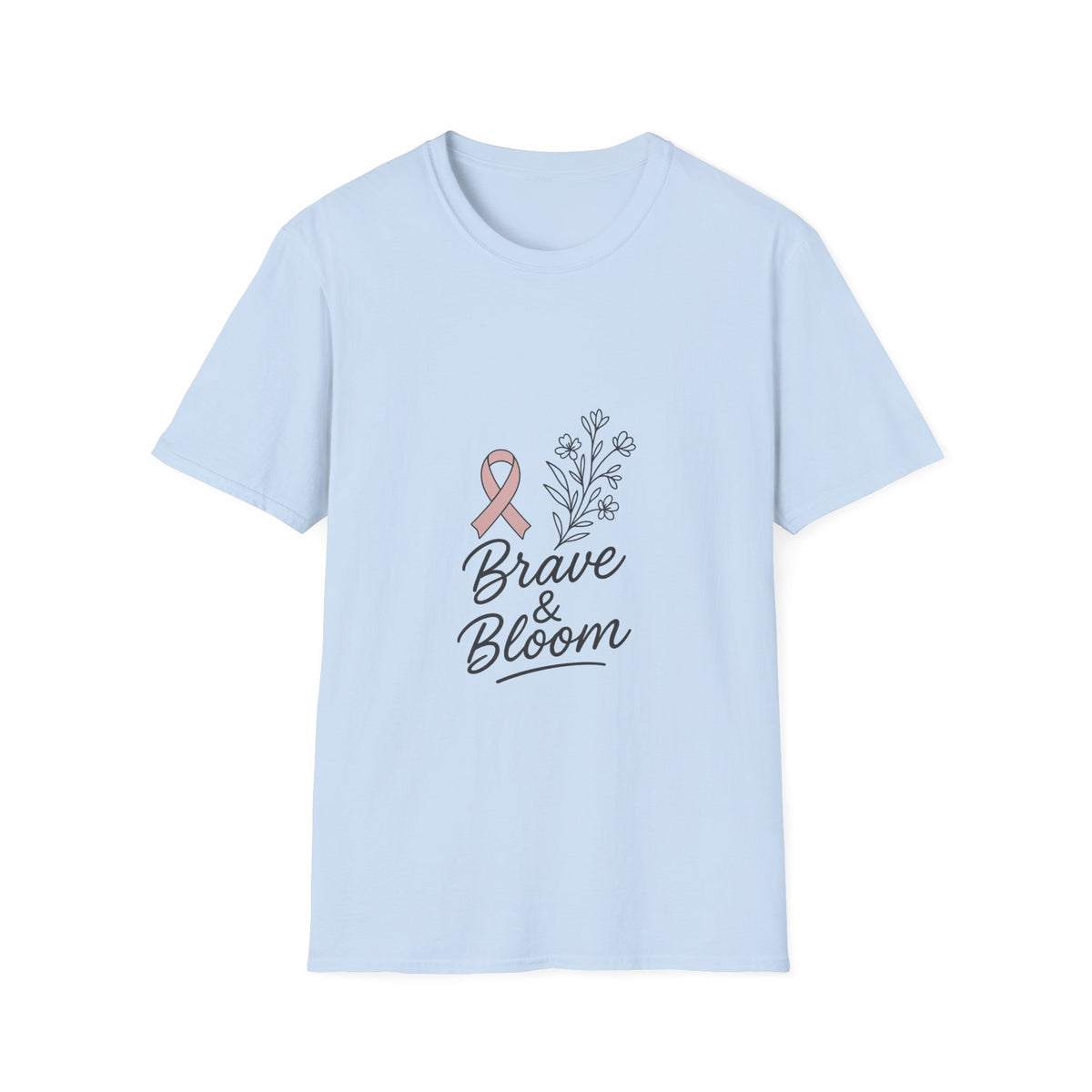 Brave to Bloom Breast Cancer Awareness T-Shirt - Trending Now - October 2026