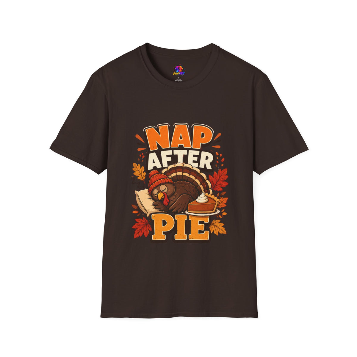 Thanksgiving T-Shirt Nap After Pie T-Shirt — Funny Thanksgiving Turkey Tee