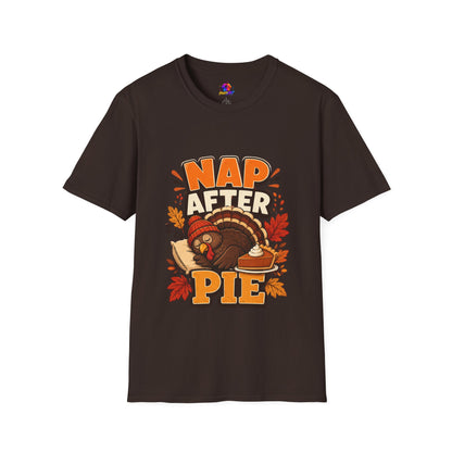 Nap After Pie T-Shirt — Funny Thanksgiving Turkey Tee
