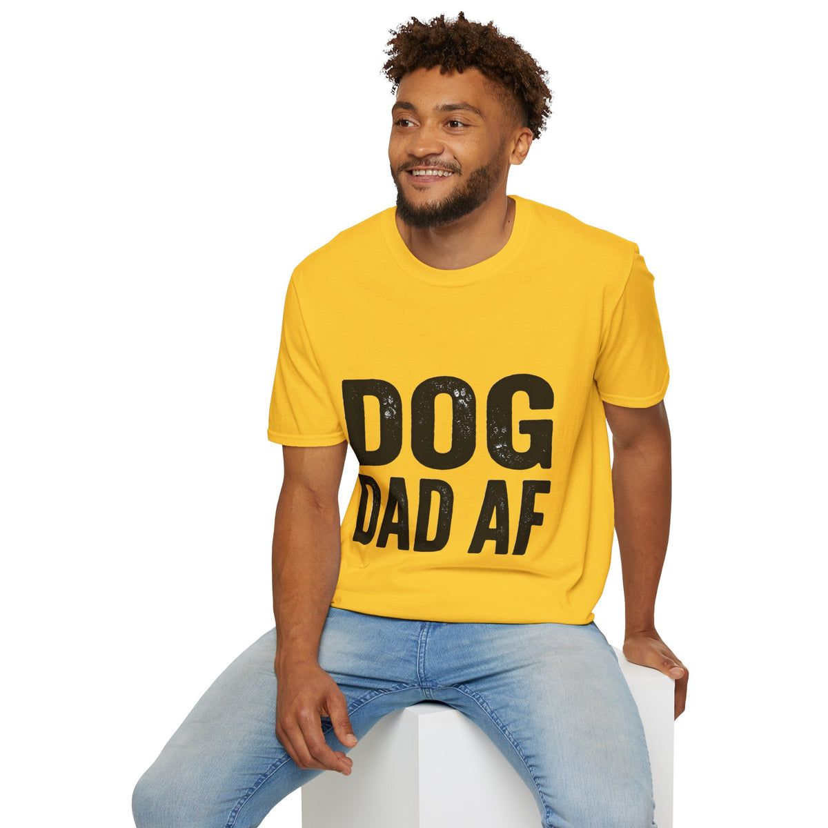 Dog Dad Af Unisex Softstyle T-Shirt