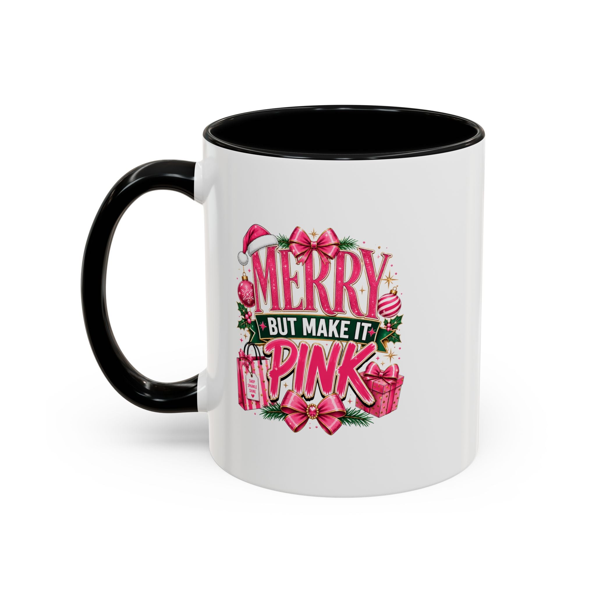 Accent Coffee Mug Merry Pink
