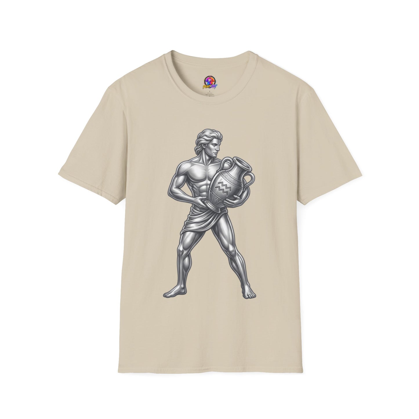 Aquarius Zodiac T-Shirt — Mythic Water Bearer Astrology Tee