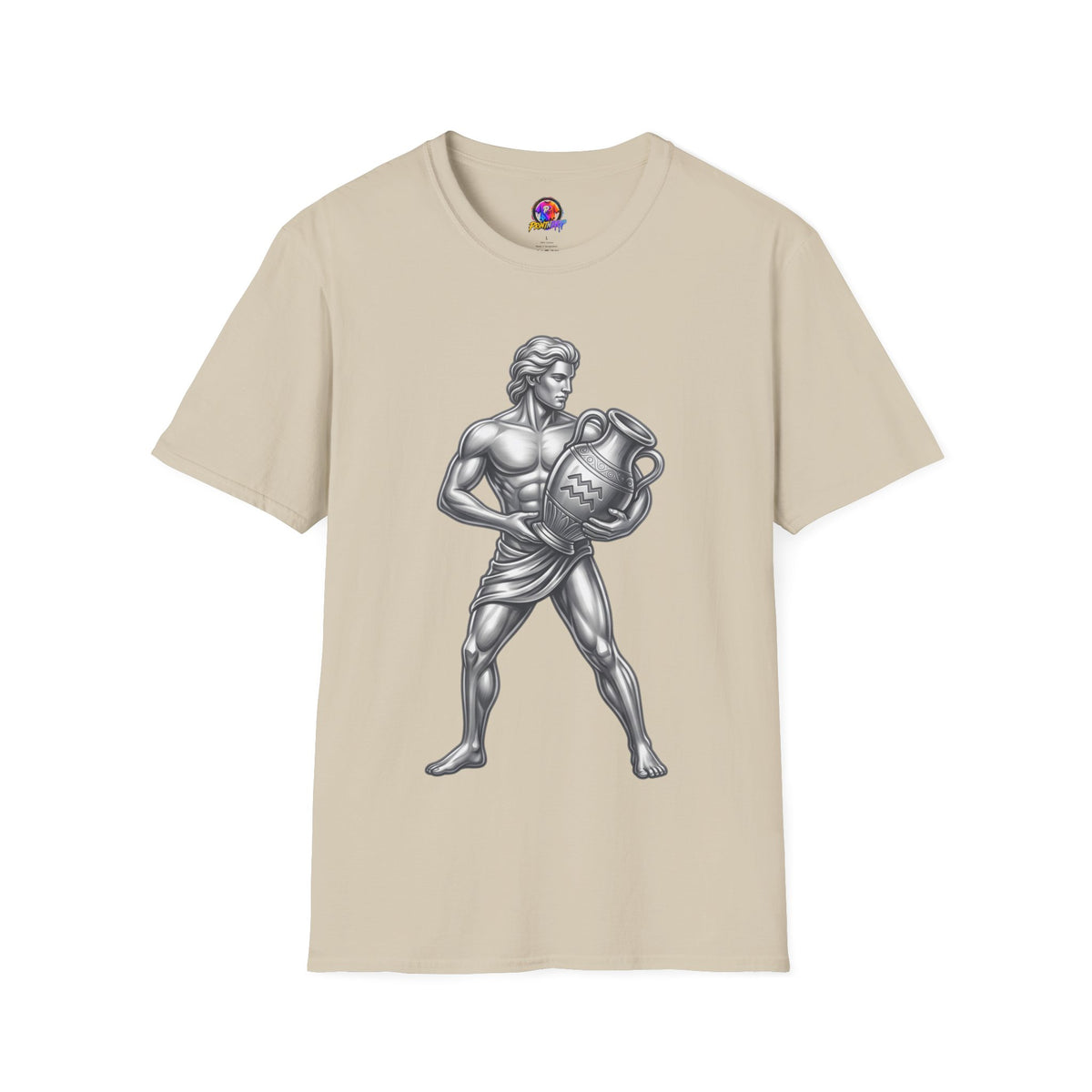 Aquarius Zodiac T-Shirt — Mythic Water Bearer Astrology Tee