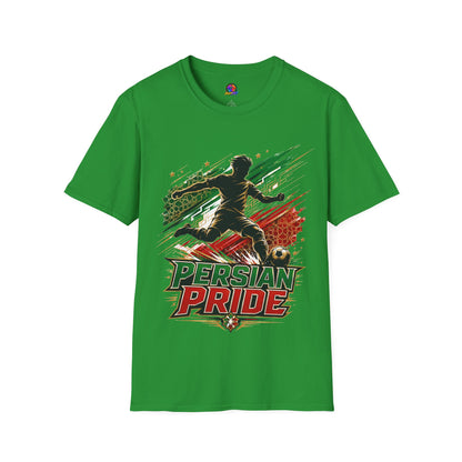 Iran Persian Pride Soccer Tee — Iranian Football Fan T-Shirt