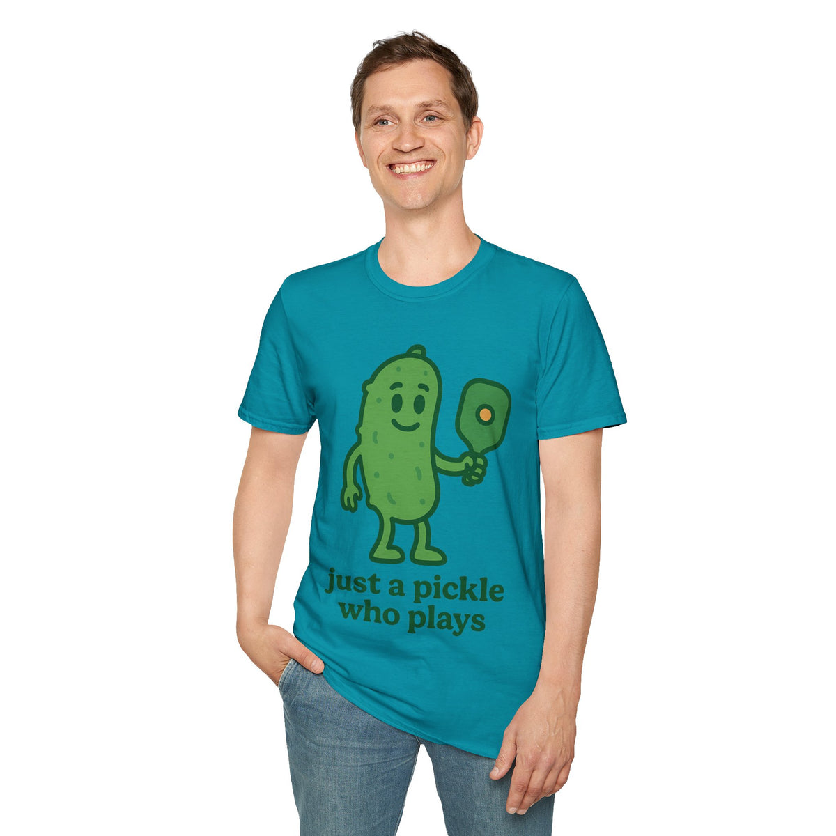 Pickle Shirt — "Just a Pickle Who Plays" Cute Pickle Gamer Tee - Trending Now - September 2026