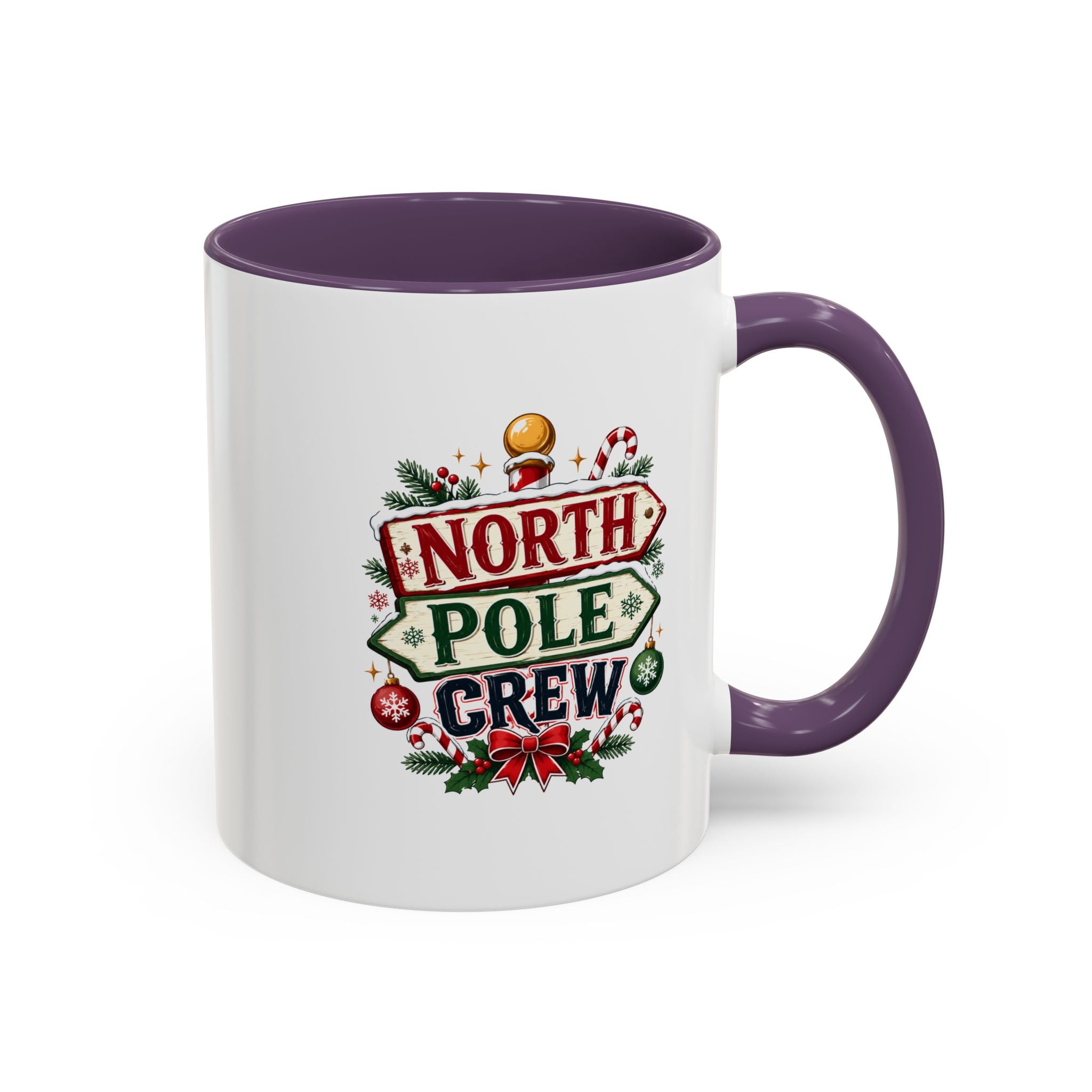 Accent Coffee Mug North Pole Crew