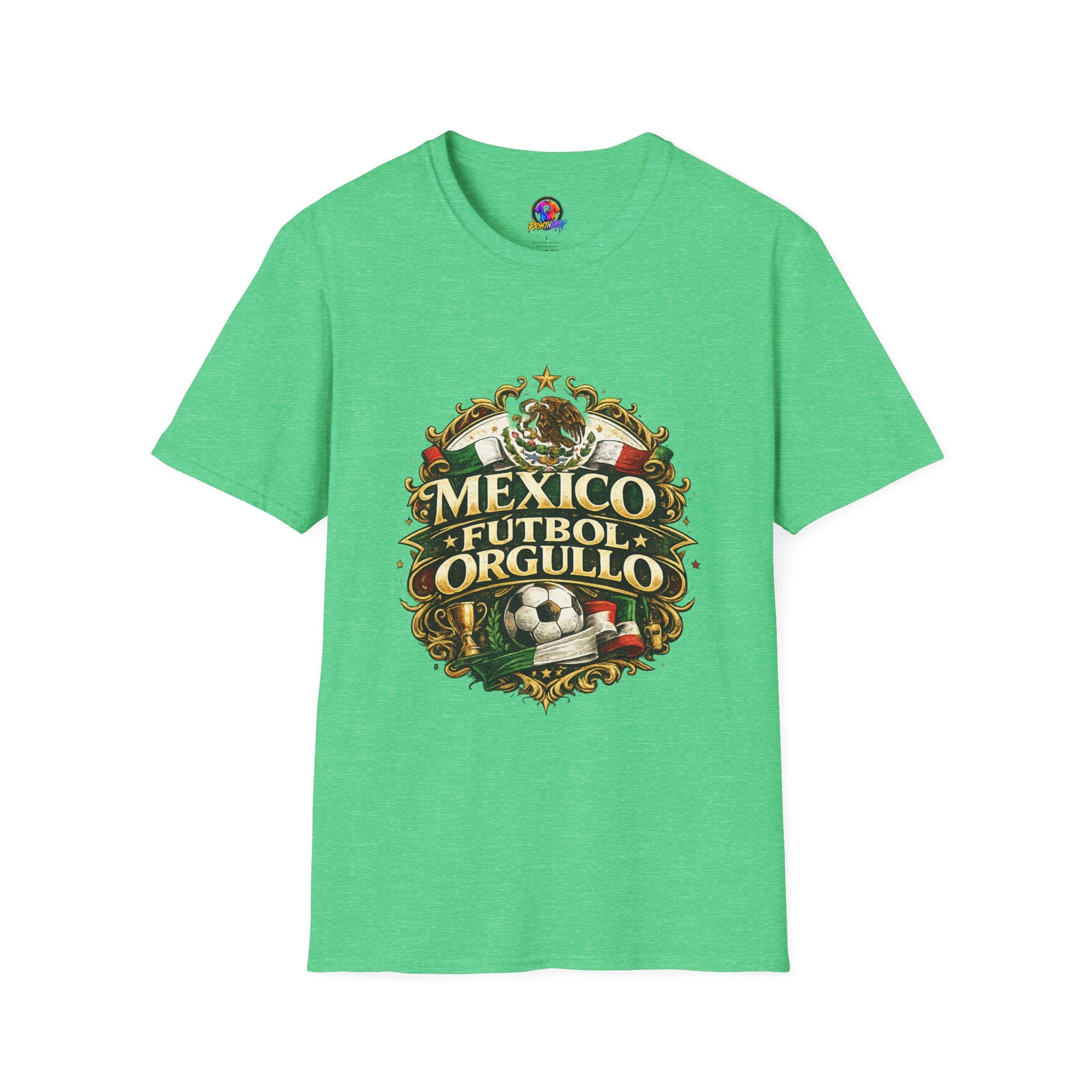 Mexico Fútbol Orgullo T-Shirt — Mexican Soccer Pride Graphic Tee