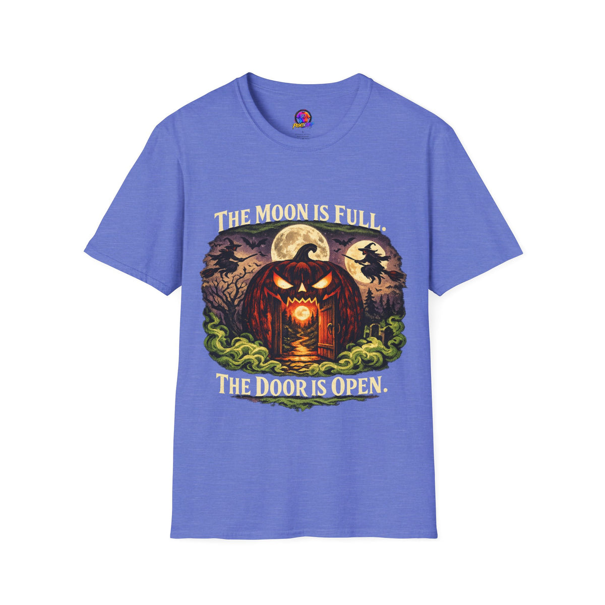 Halloween The Moon Is Full Unisex Softstyle T-Shirt