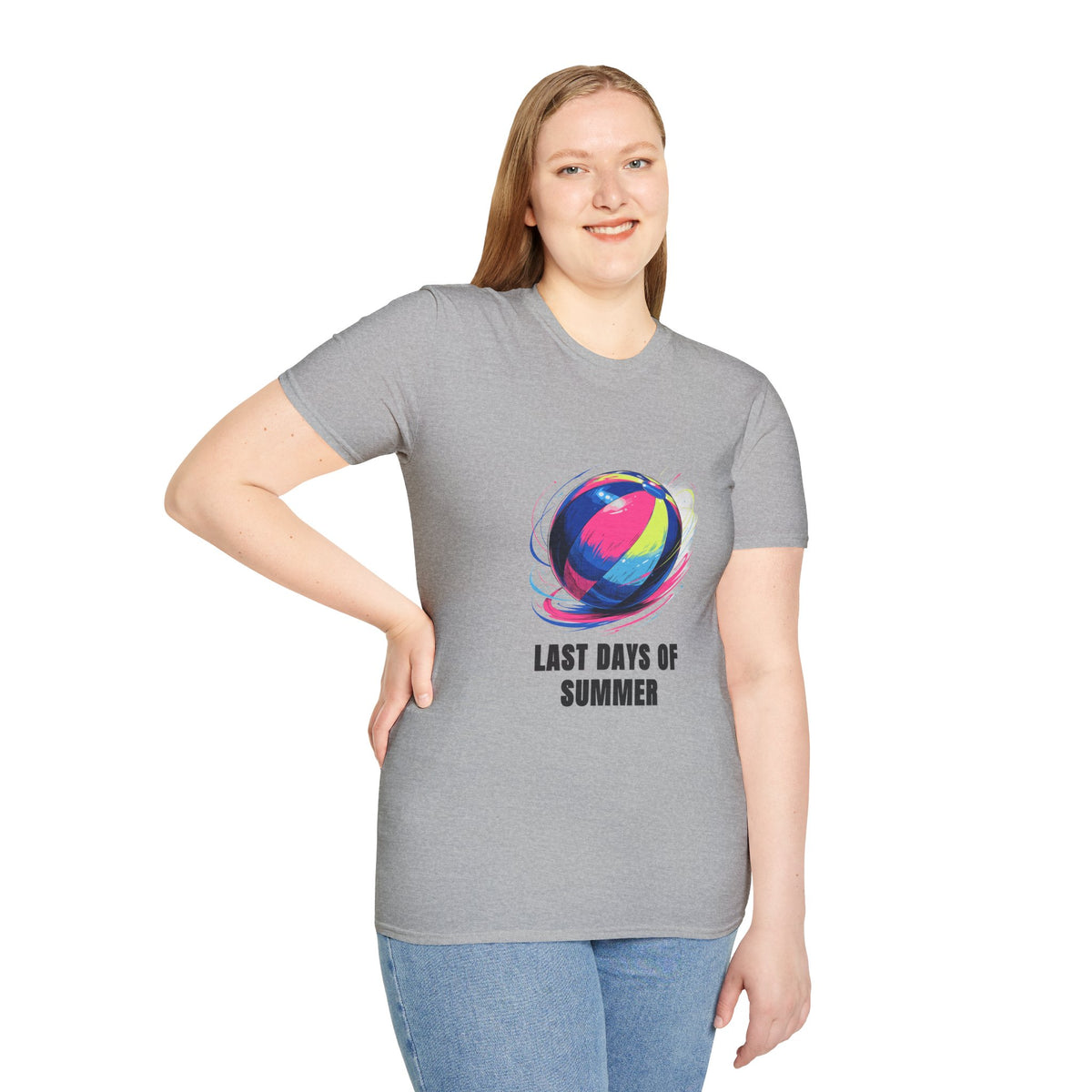Last Days of Summer T-Shirt — Colorful Beach Ball Graphic Tee - Trending Now - August 2026