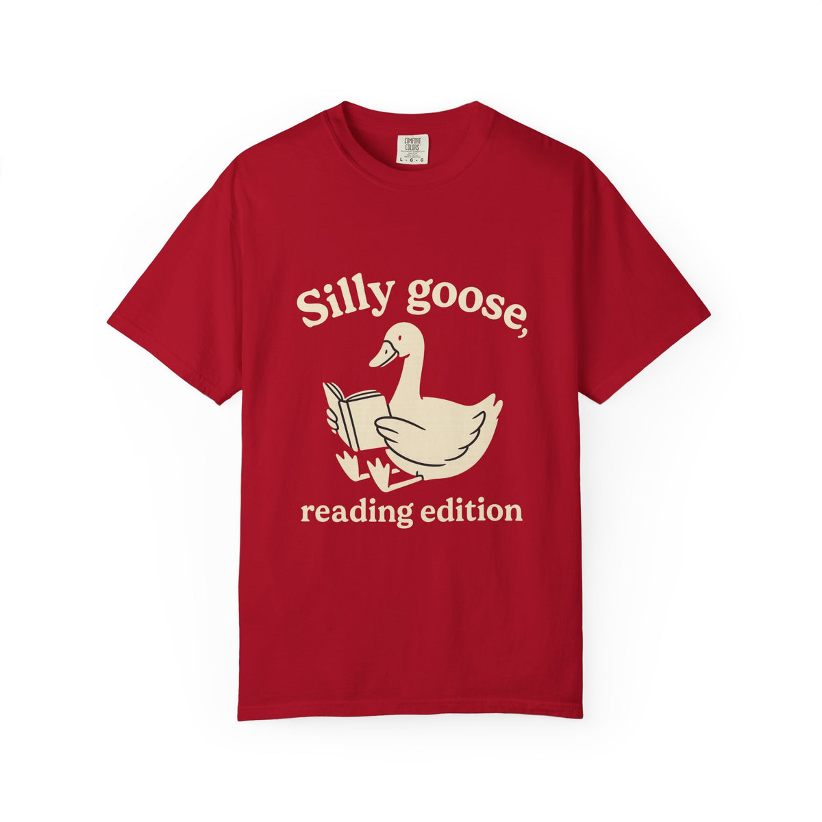 Silly Goose Reading Edition Tee - Cute Book Lover Animal Graphic T-Shirt - Trending Now - October 2026