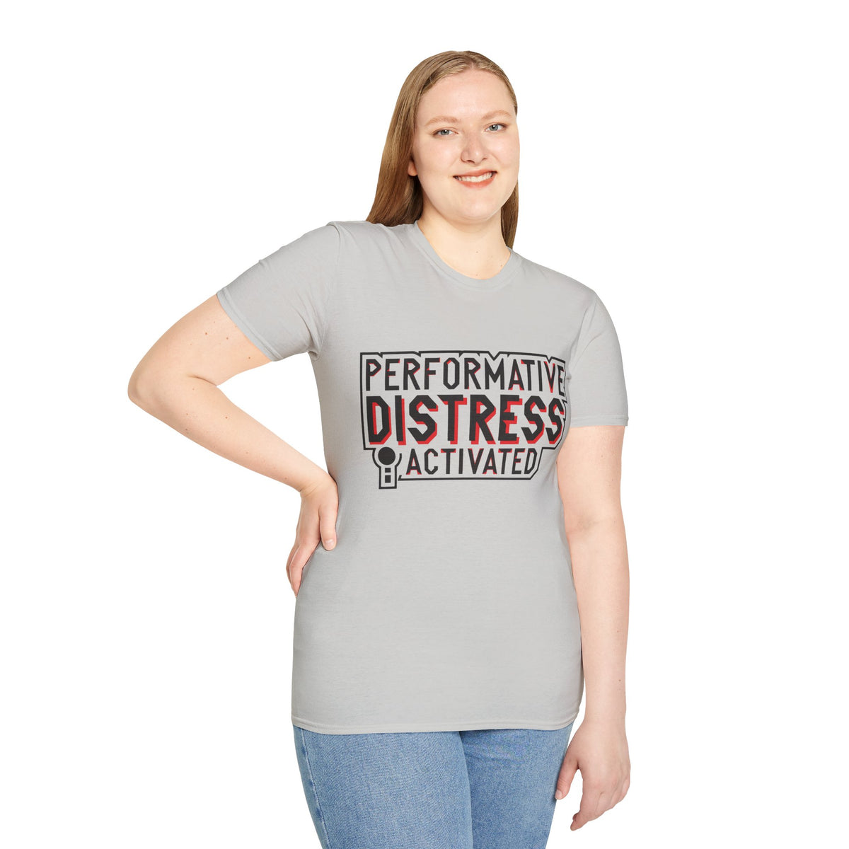 Performative Distress Activated T-Shirt - Trending Now - August 2026