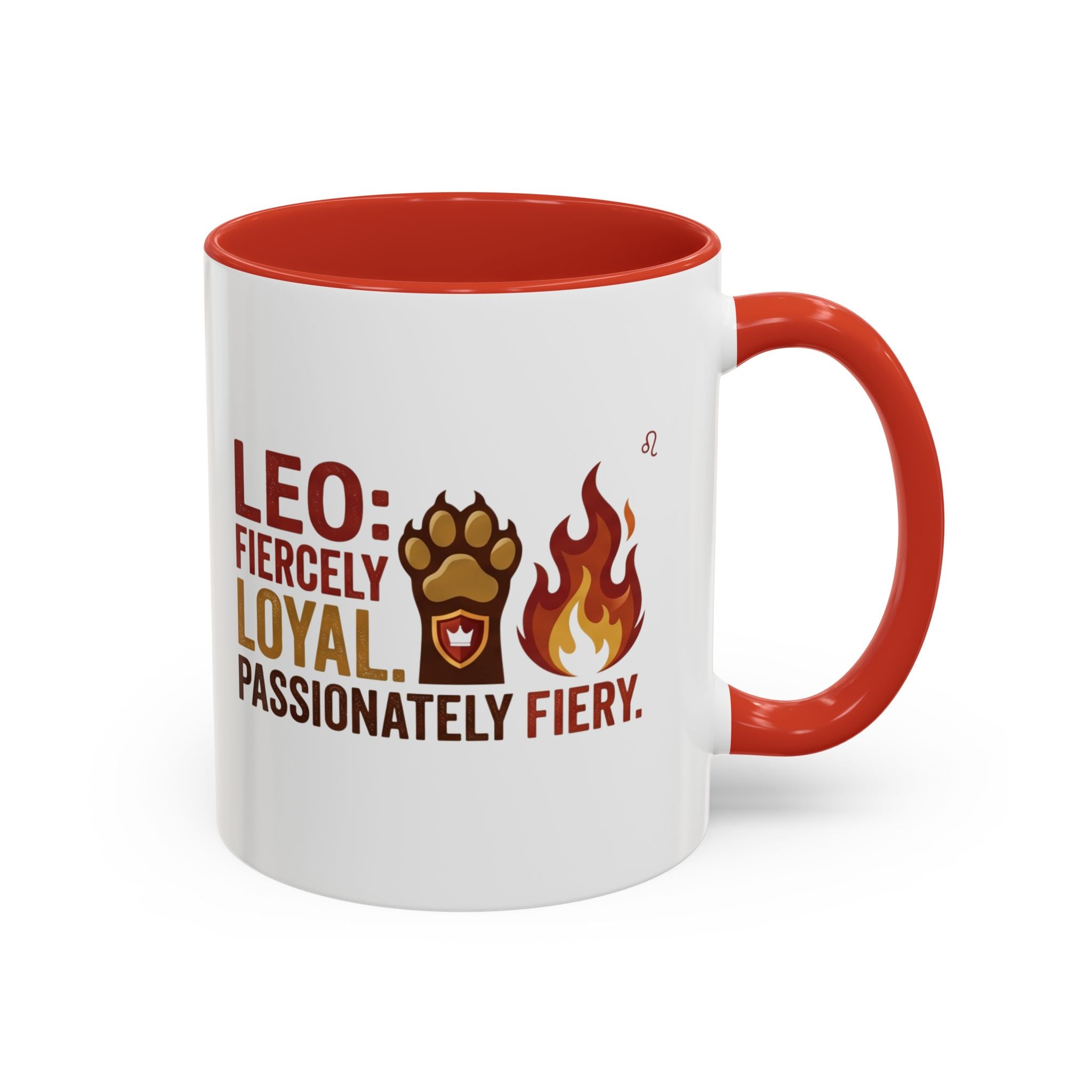 Leo Zodiac Coffee Mug – Fiercely Loyal, Passionately Fiery Accent Mug
