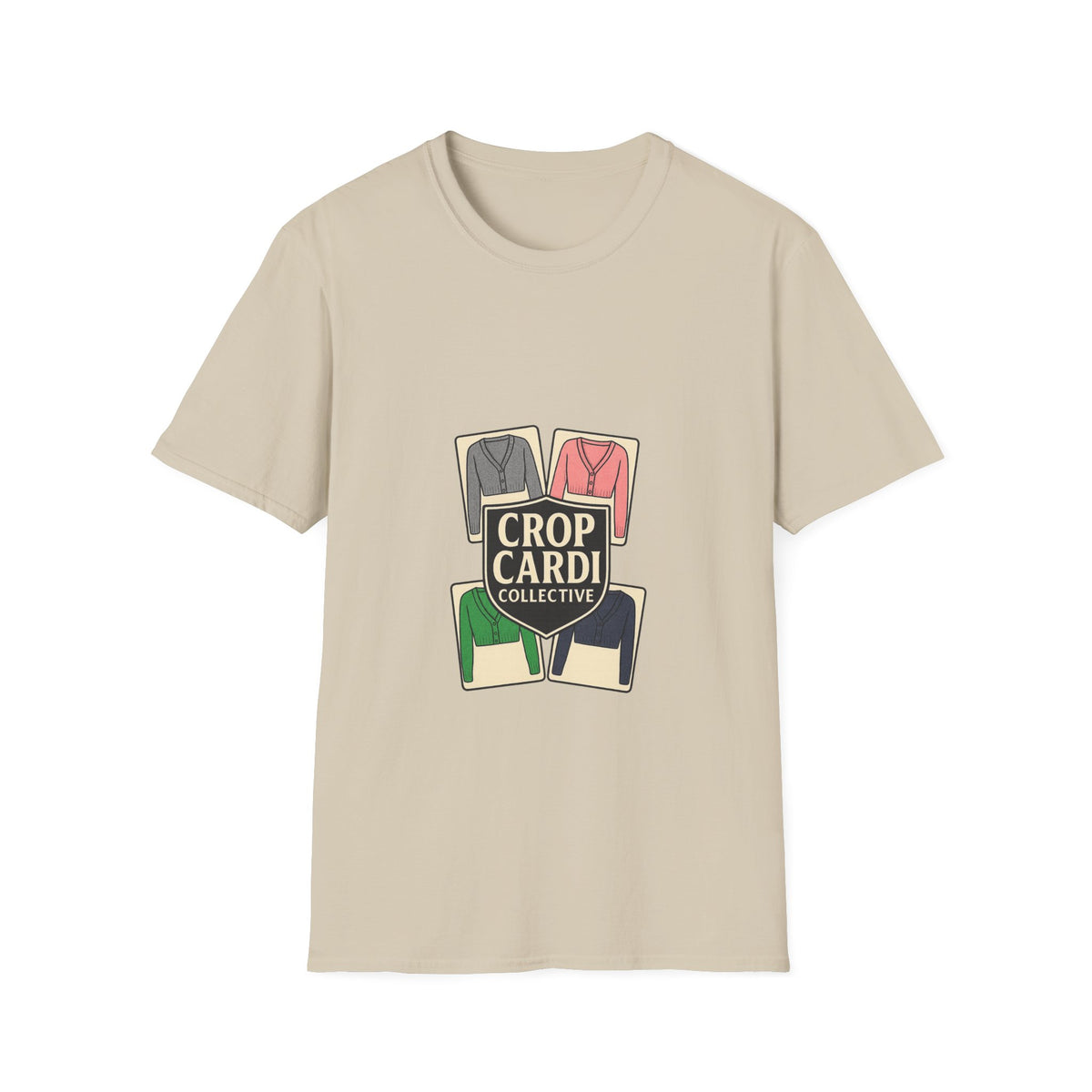 Crop Card Collective T-Shirt — Retro Card Game Logo Tee - Trending Now - October 2026