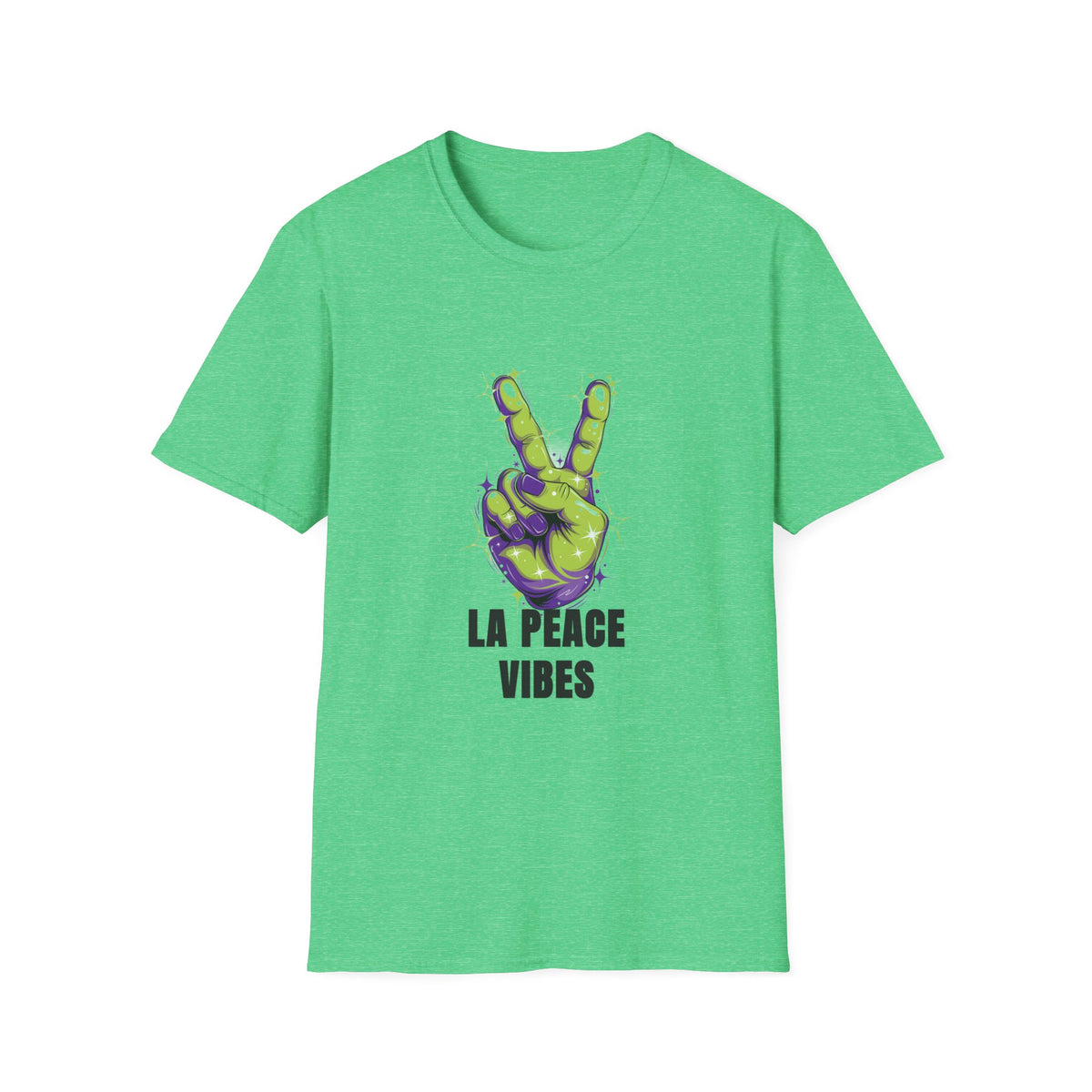 Peace Vibes T-Shirt — Green Alien Peace Sign Tee (La Peace Vibes) - Trending Now - August 2026