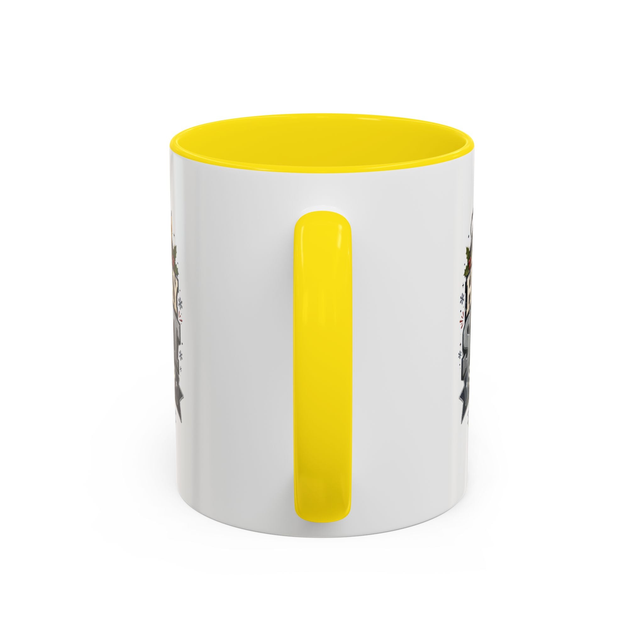 Modern Day Christmas Holiday Shift Survivor Accent Coffee Mug – Nurse & Healthcare Worker Gift