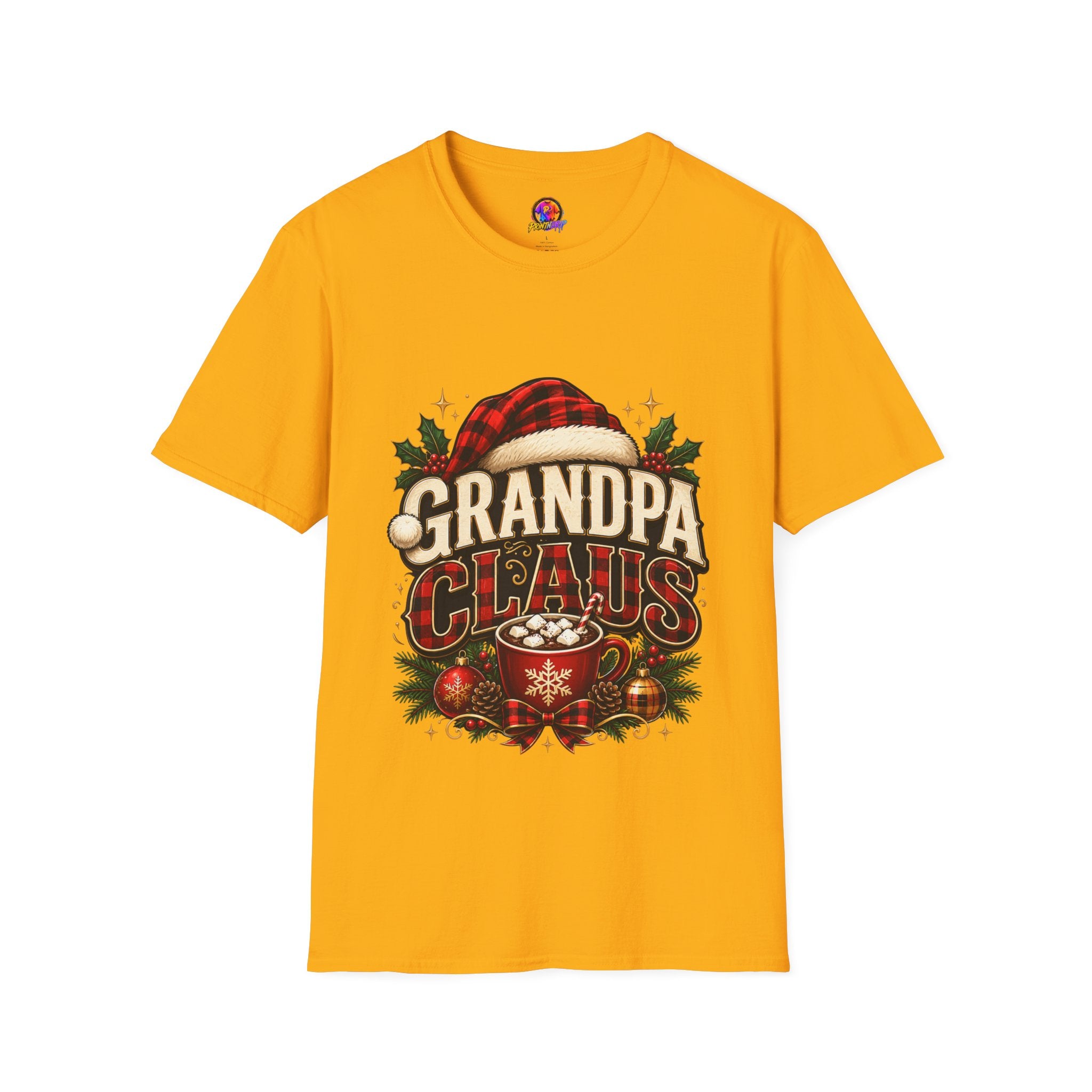 Christmas Grandpa Clause Unisex Softstyle T-Shirt