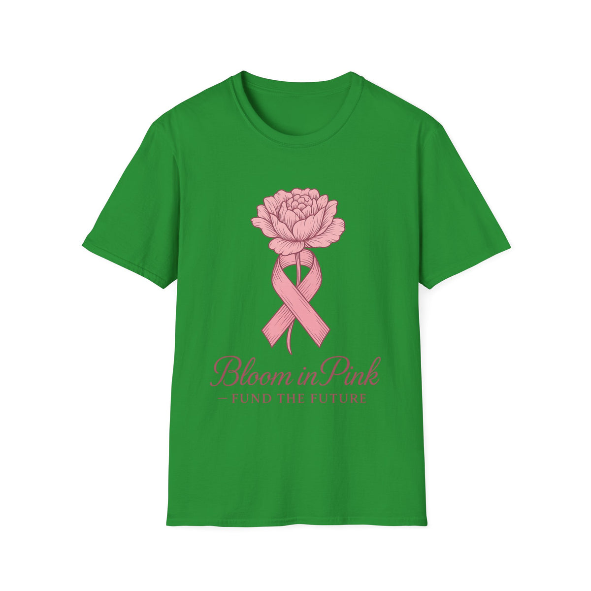 Bloom In Pink Ribbon Rose Graphic Tee, Elegant Breast Cancer Awareness T-Shirt - Trending Now - September 2026