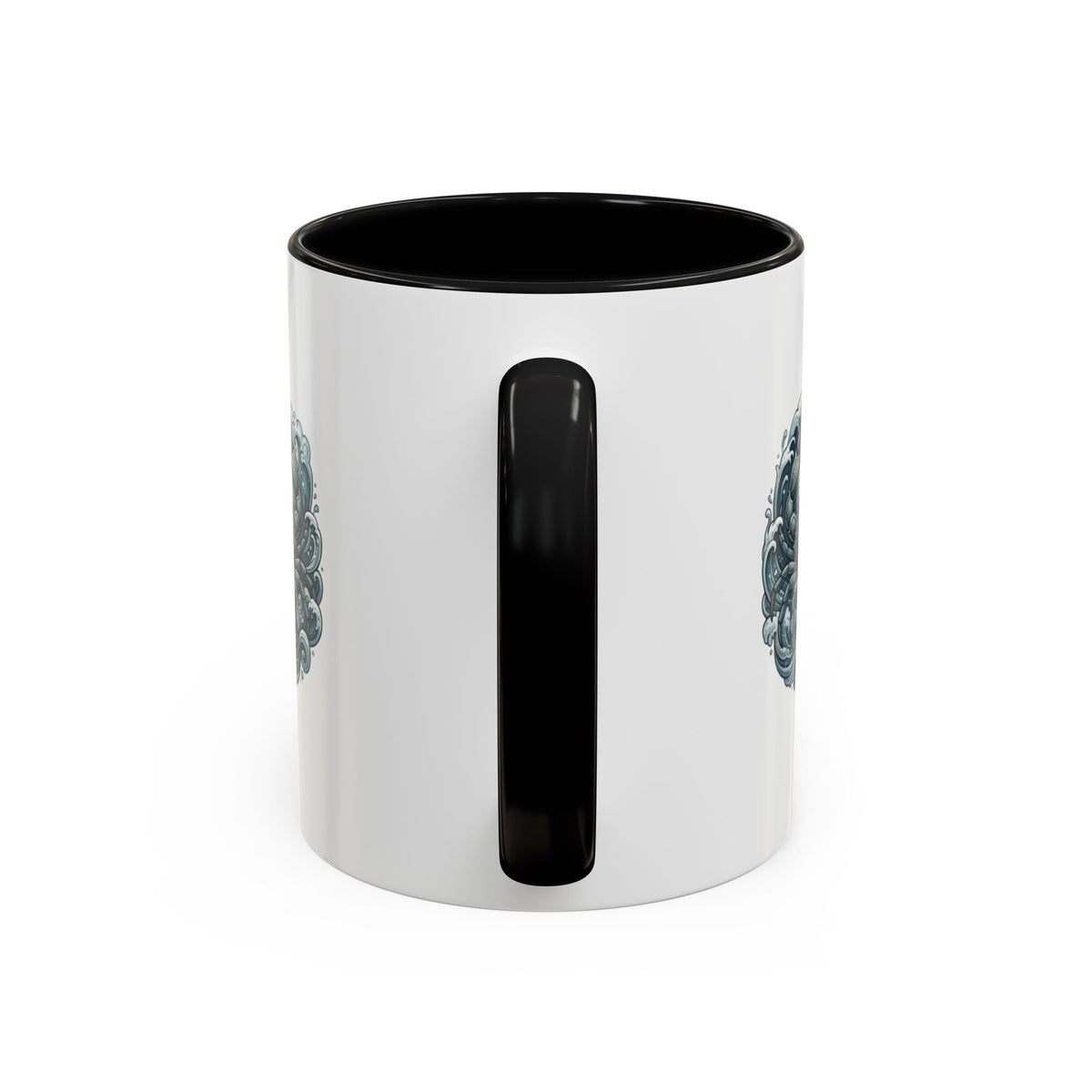 Cancer Zodiac Crab Ocean Crest Accent Coffee Mug