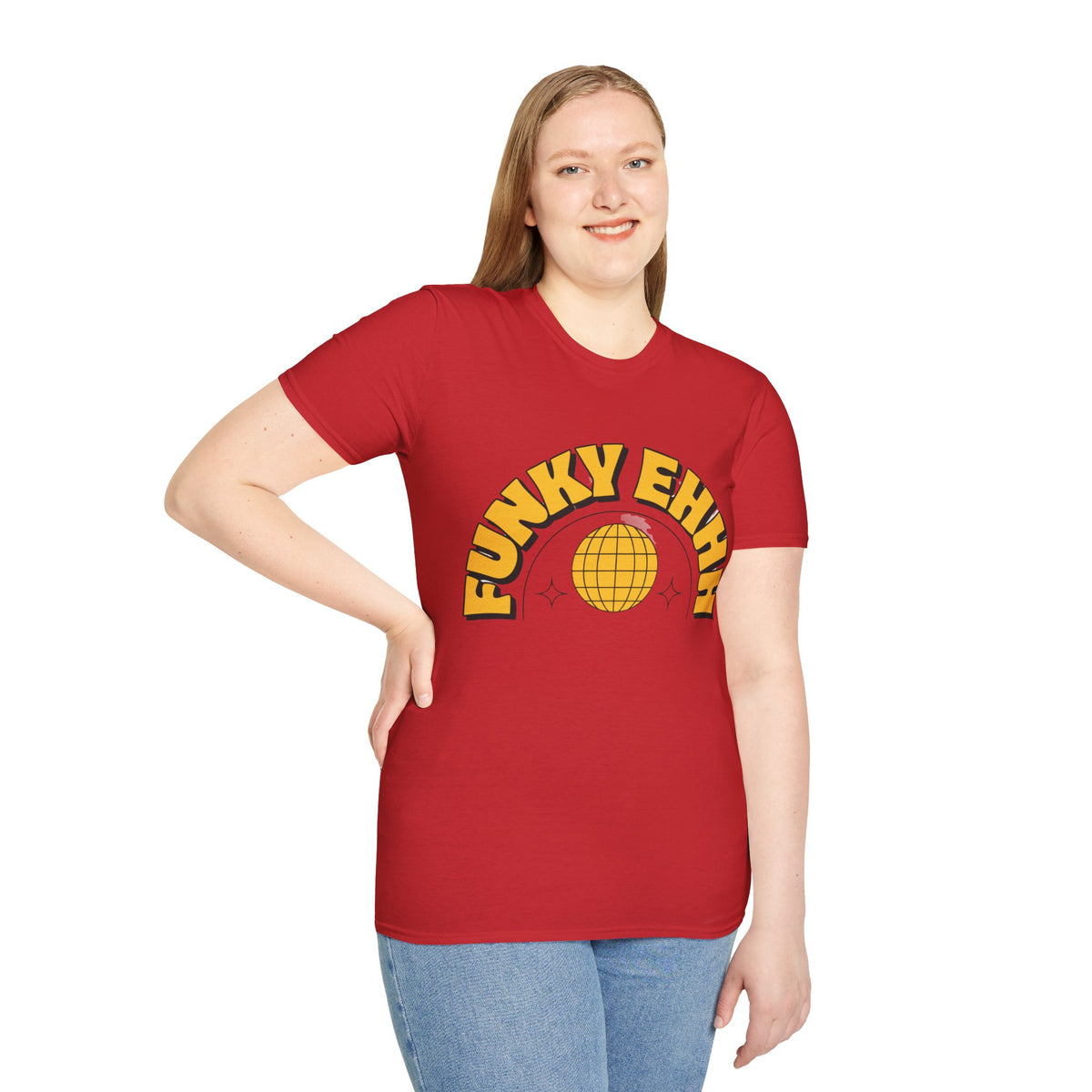 Funky Ehhh T-Shirt — Retro Yellow Disco Graphic Tee - Trending Now - August 2026