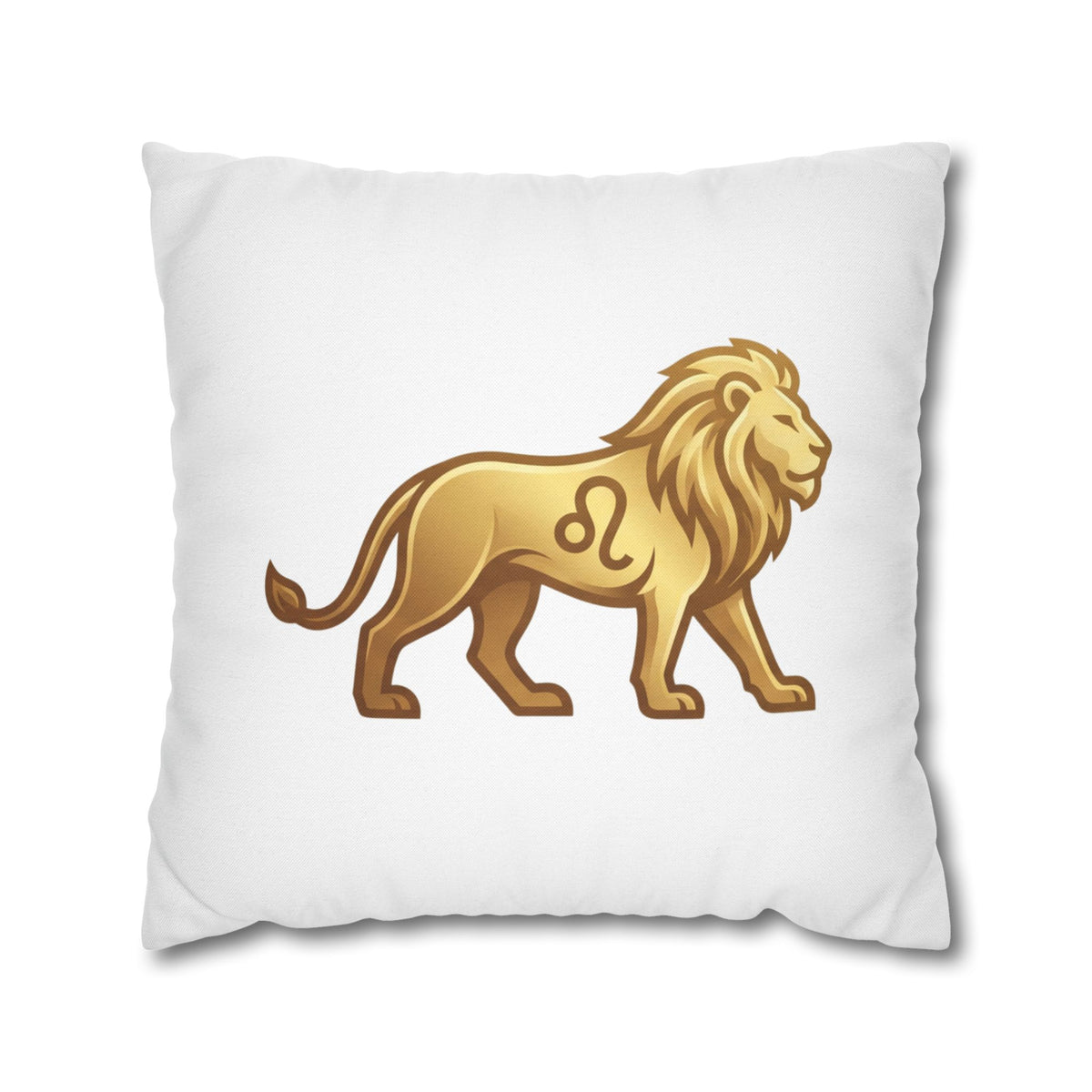 Leo Zodiac Lion Pillowcase — Astrology Decorative Throw Pillow Cover