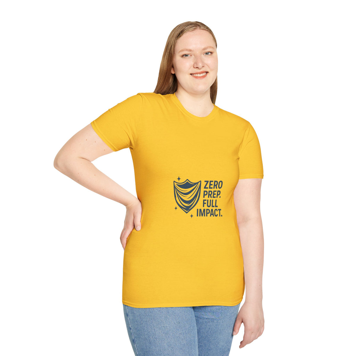 Zero Prep Full Impact Motivational Workout Graphic Tee - Trending Now - October 2026