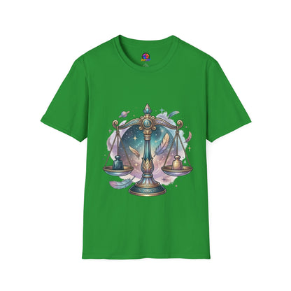 Libra Scales Zodiac T-Shirt — Celestial Astrology Graphic Tee