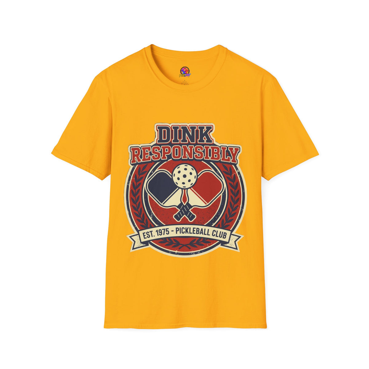 Pickleball T‑Shirt — "Dink Responsibly" Vintage Pickleball Club Tee