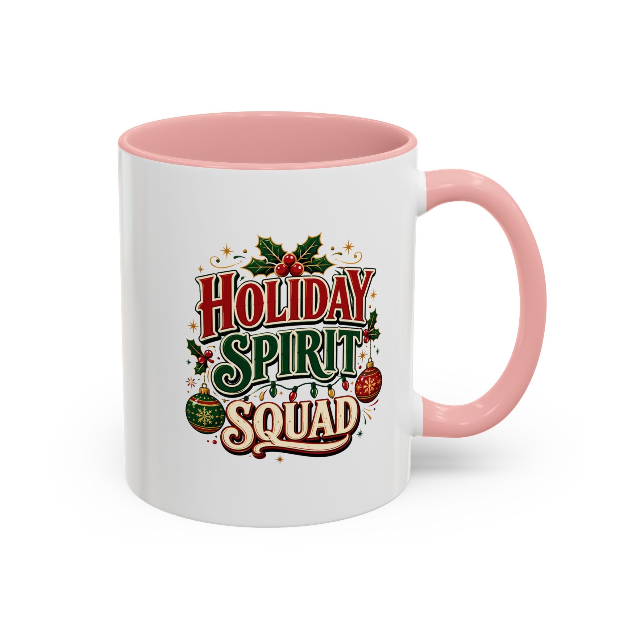 Accent Coffee Mug Holiday Spirit Squad