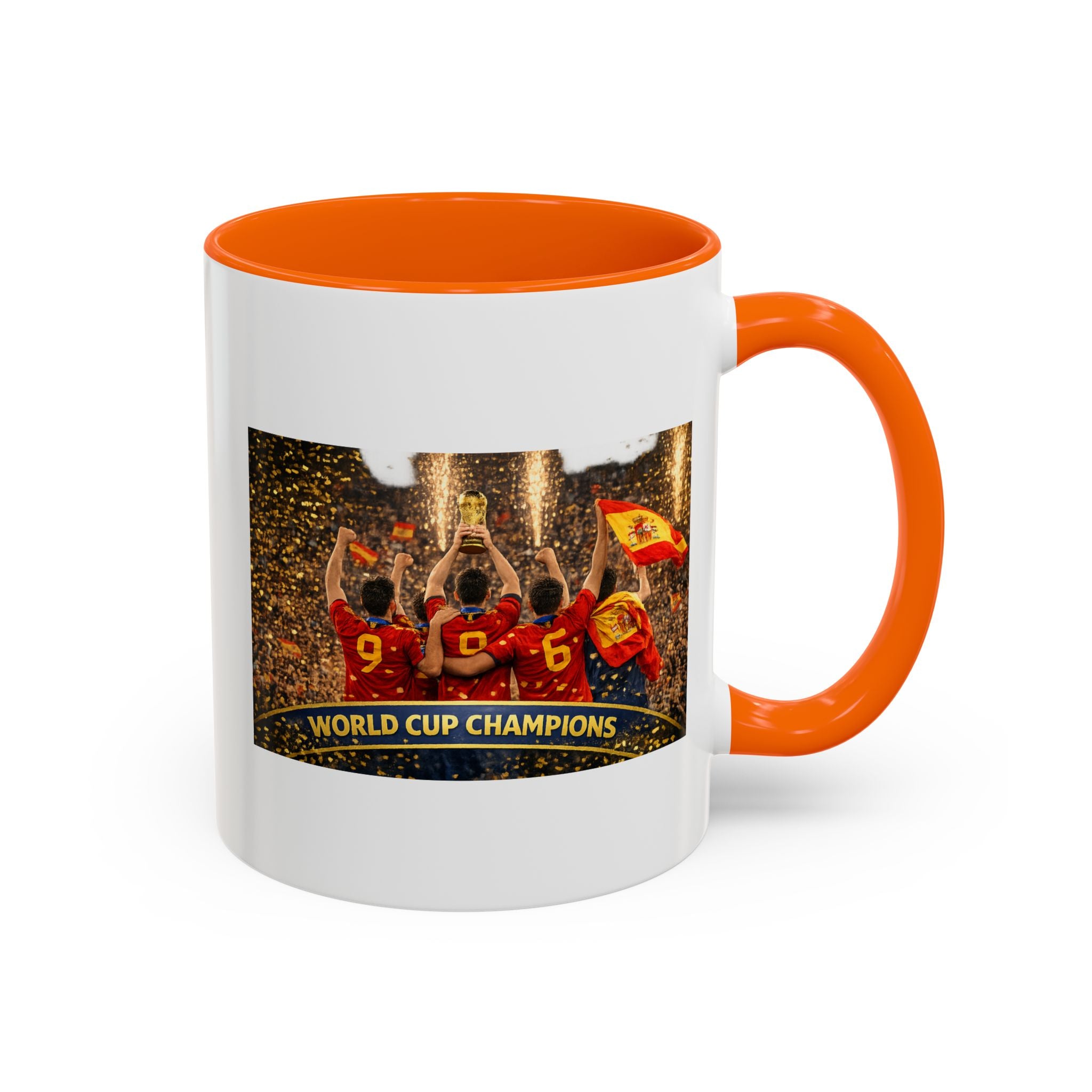 World Cup Champions Soccer Coffee Mug — Team Celebration Accent Mug