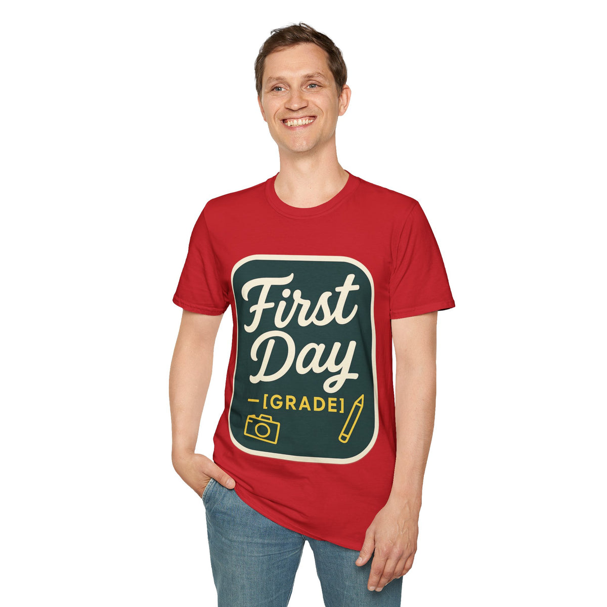 First Day T-Shirt — Retro "First Day (Grade 1)" Back-to-School Tee - Trending Now - August 2026