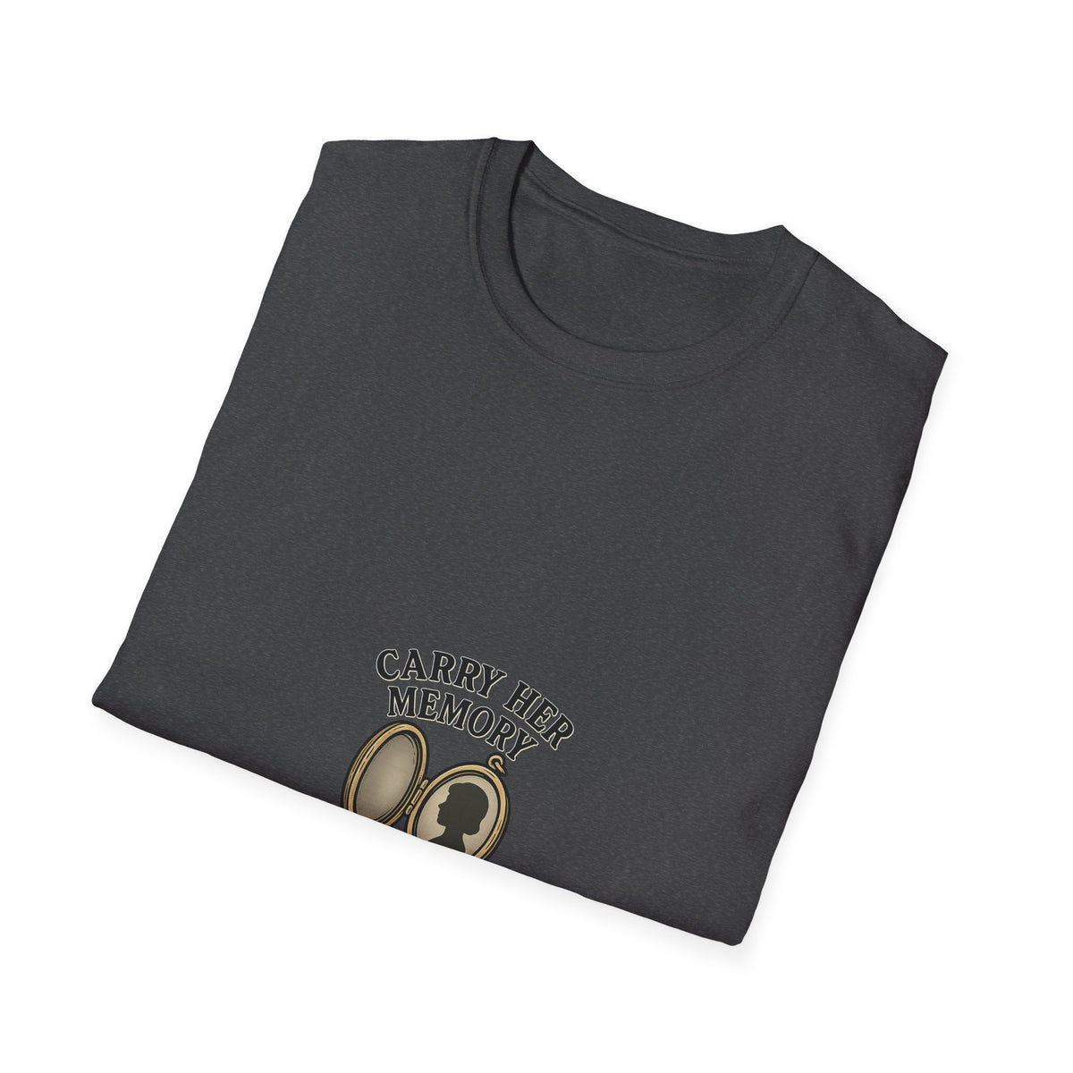 Carry Her Memory Vintage Pocket Watch Locket Graphic Tee - Trending Now - September 2026