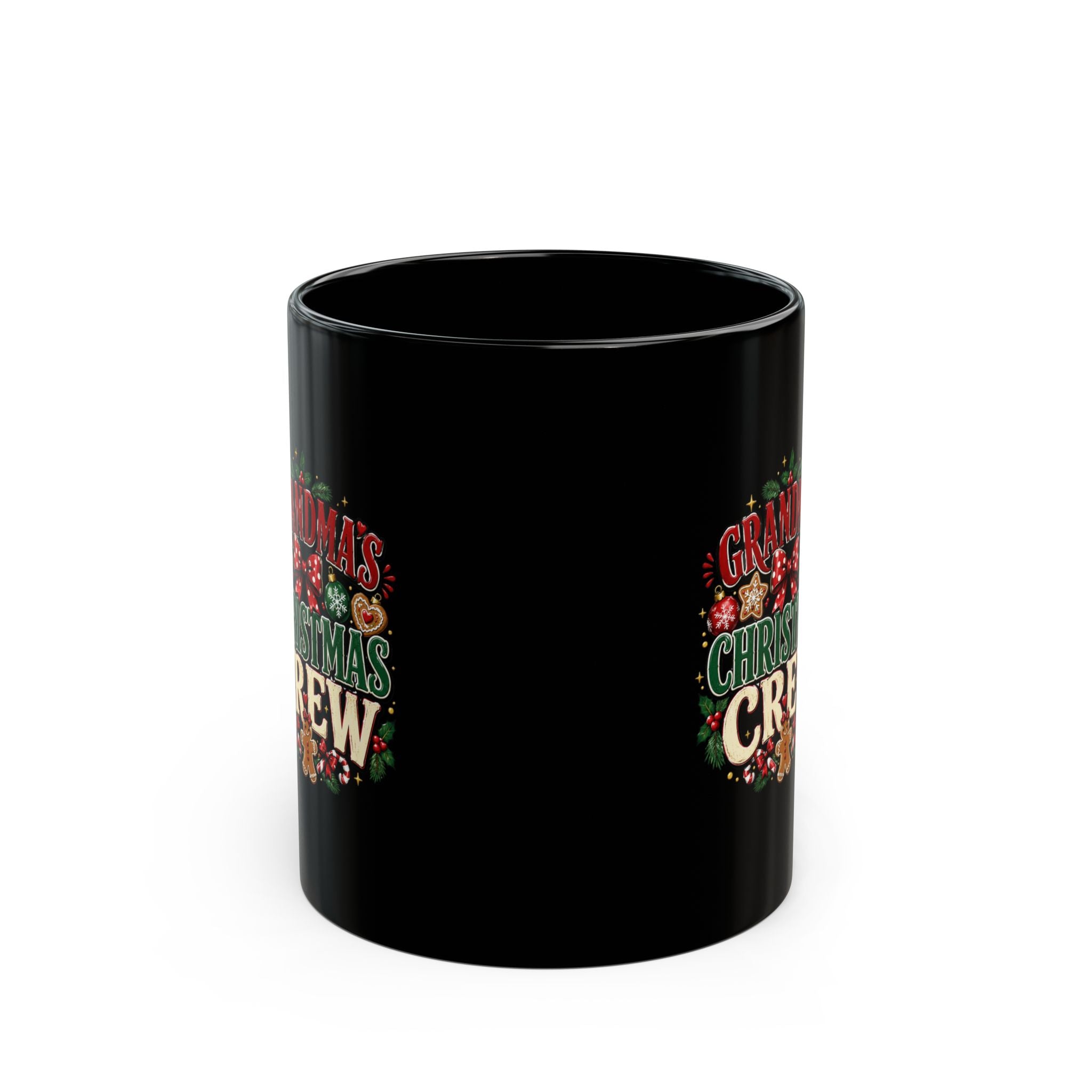 Grandma's Christmas Crew Mug — Festive Holiday Coffee Cup