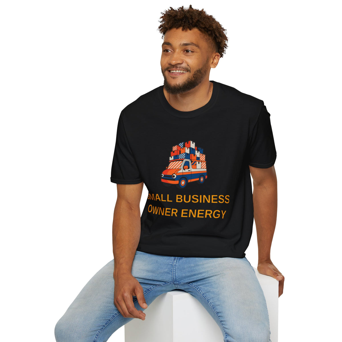 Small Business Owner Energy T‑Shirt — Delivery Van Stack Graphic Tee - Trending Now - August 2026